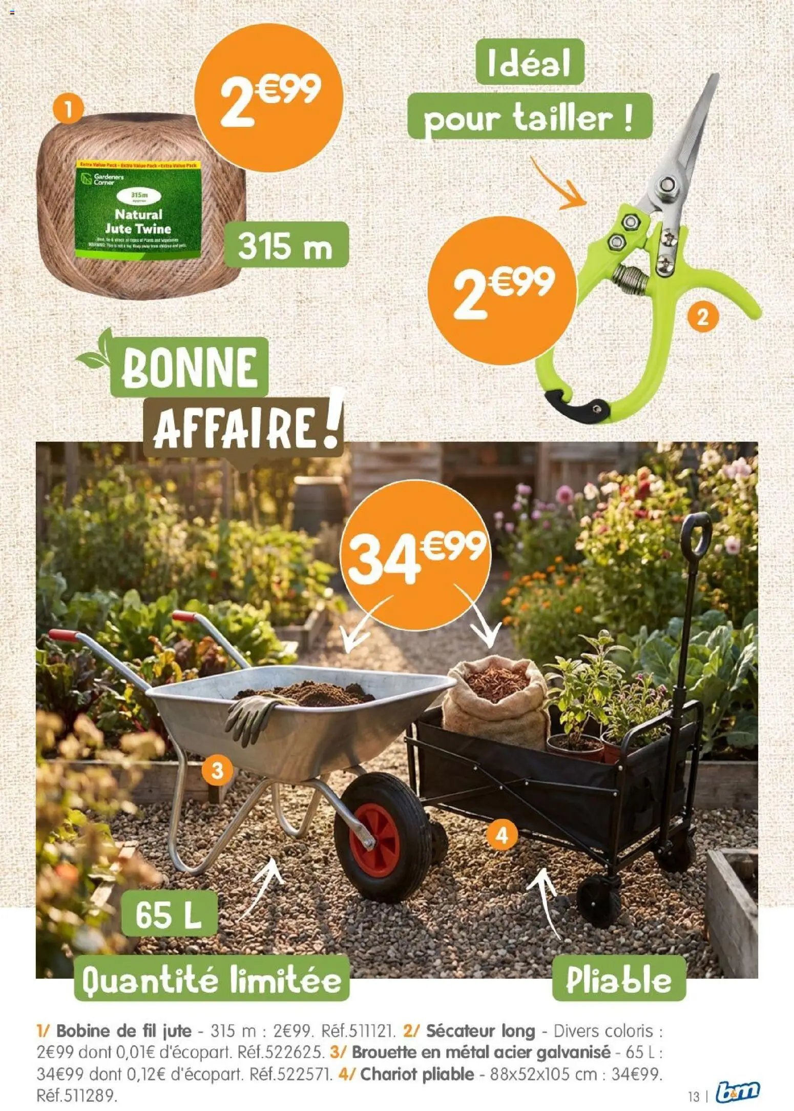 B&M - Catalogue Potager