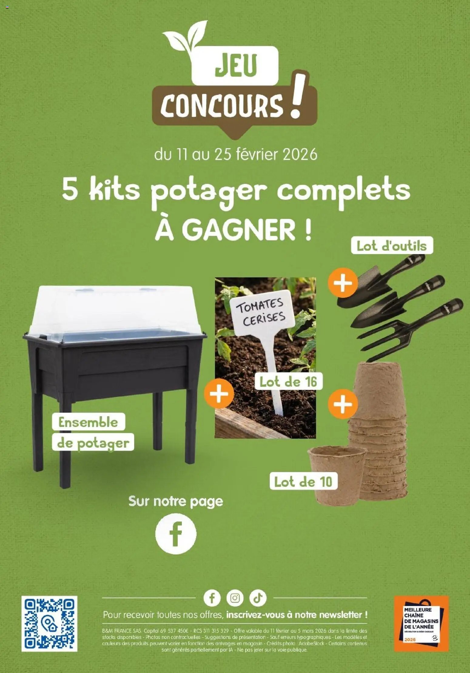 B&M - Catalogue Potager
