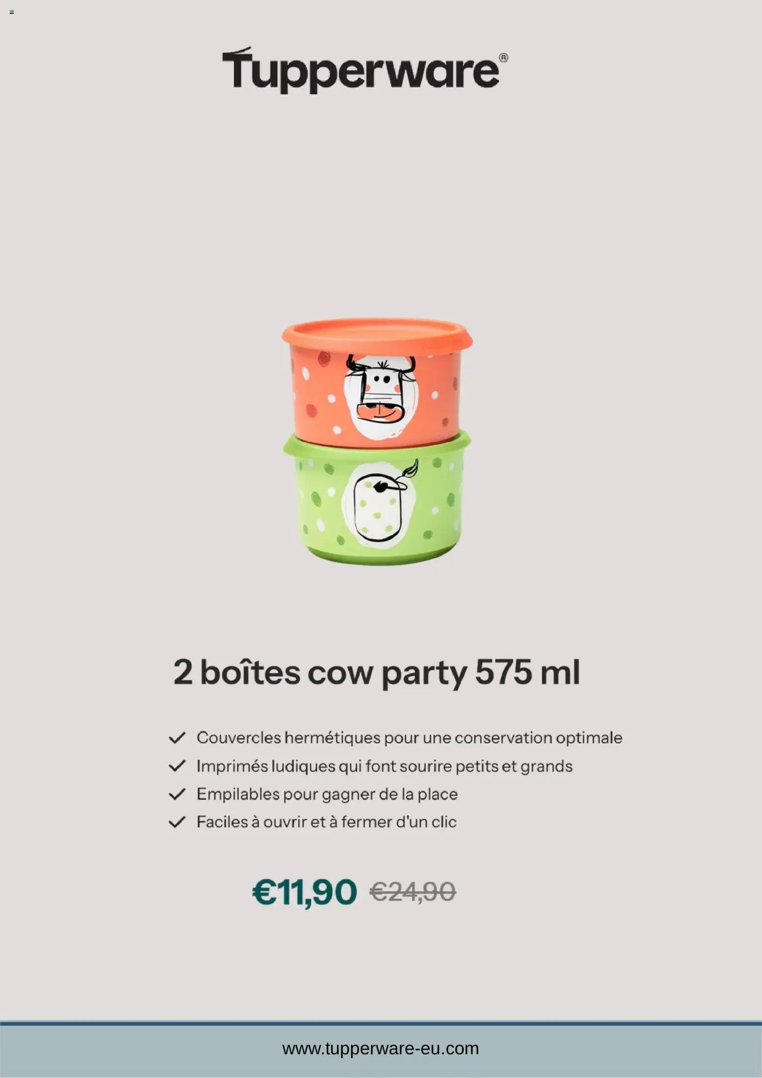 Tupperware catalogue Été