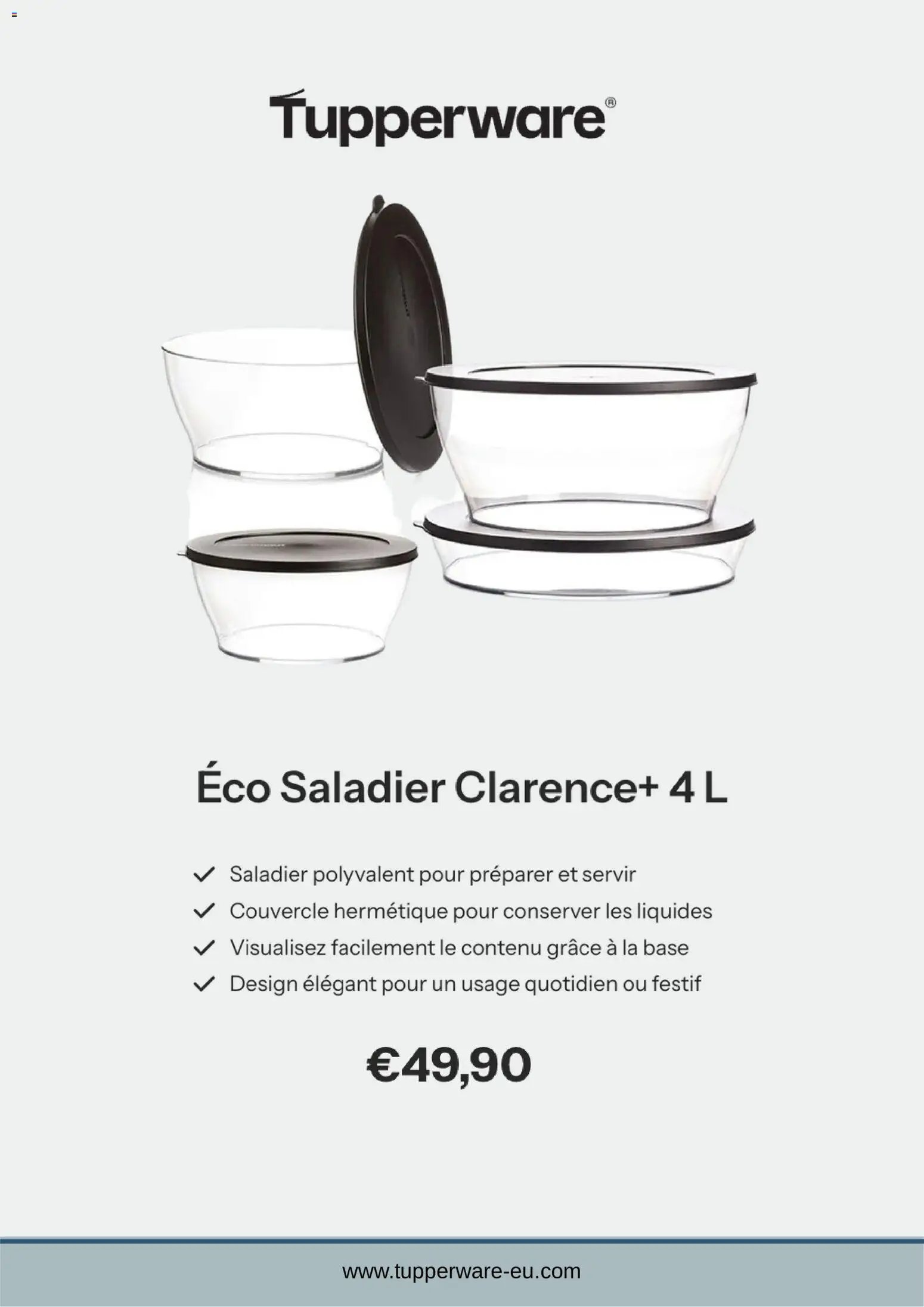 Tupperware catalogue Été