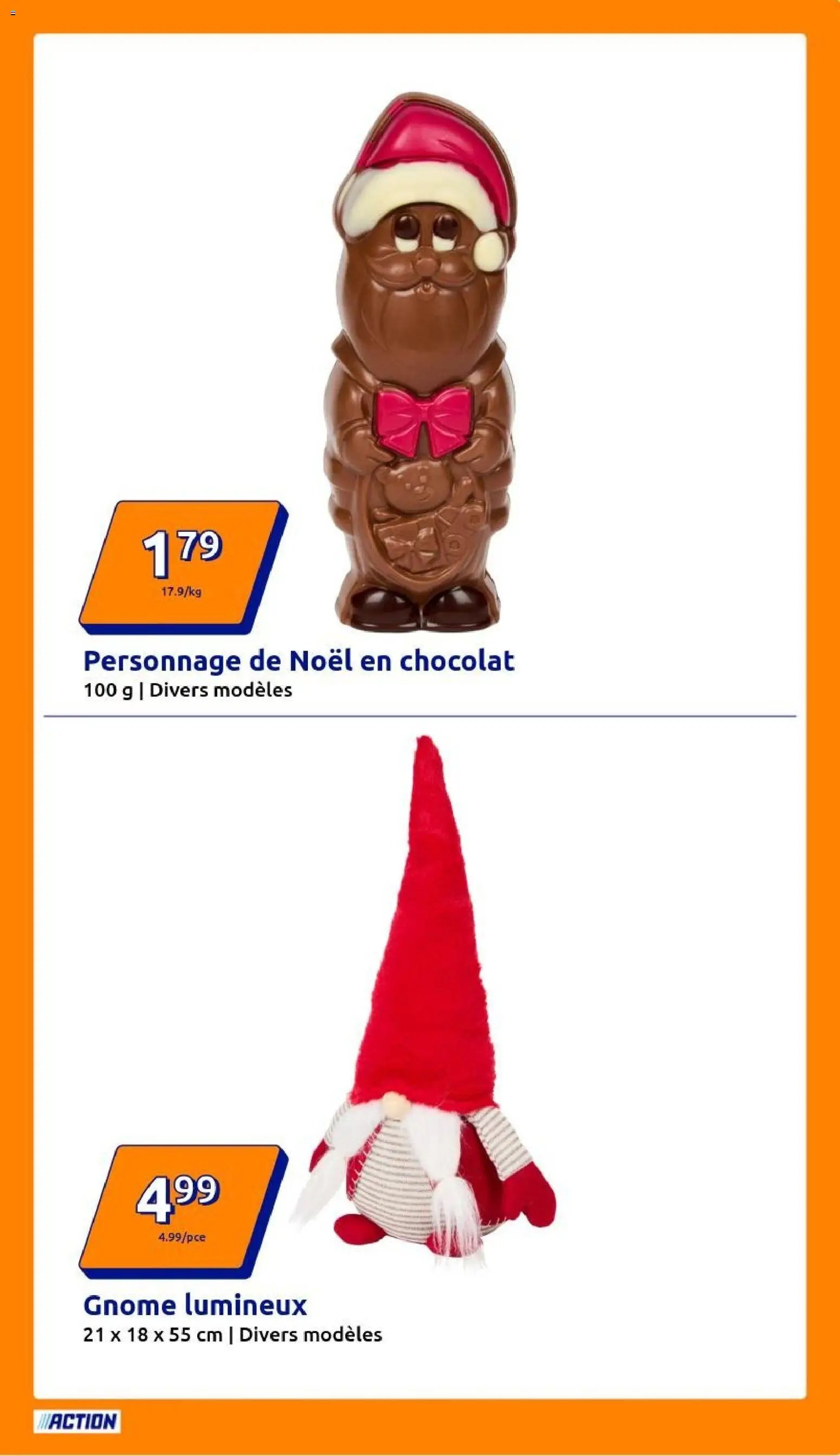 Action catalogue de la semaine 50