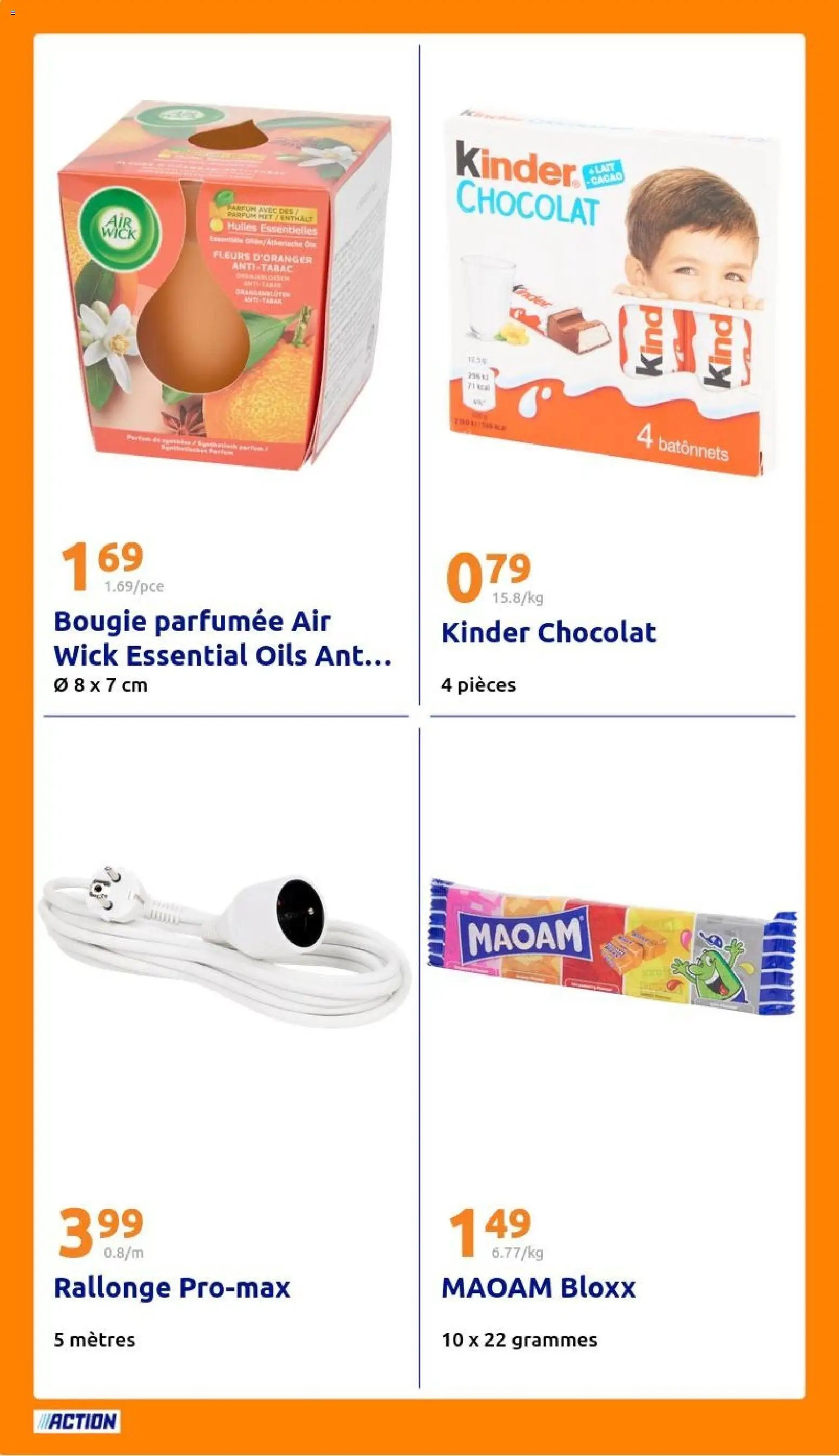 Action catalogue de la semaine 50