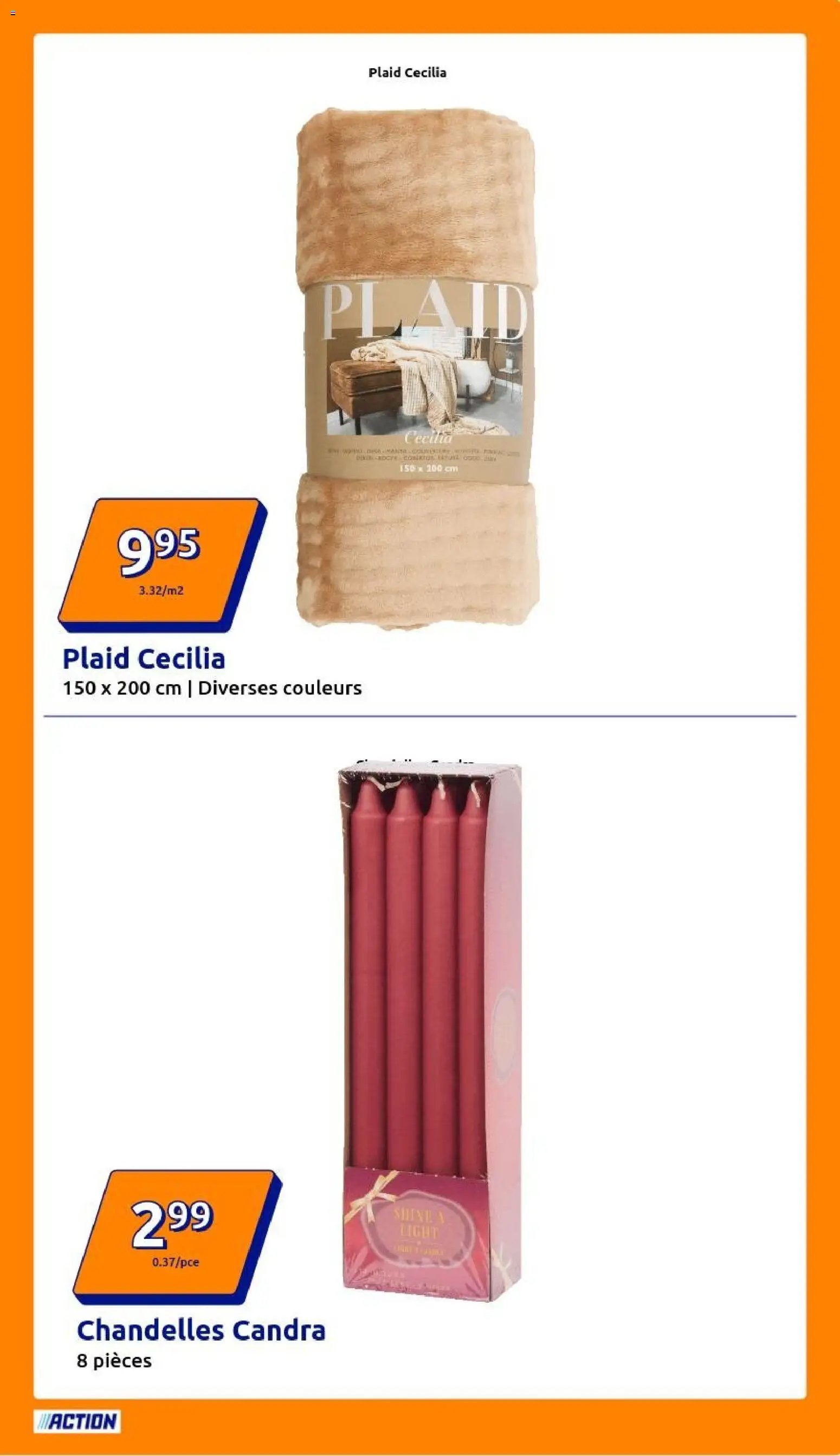 Action catalogue de la semaine 50