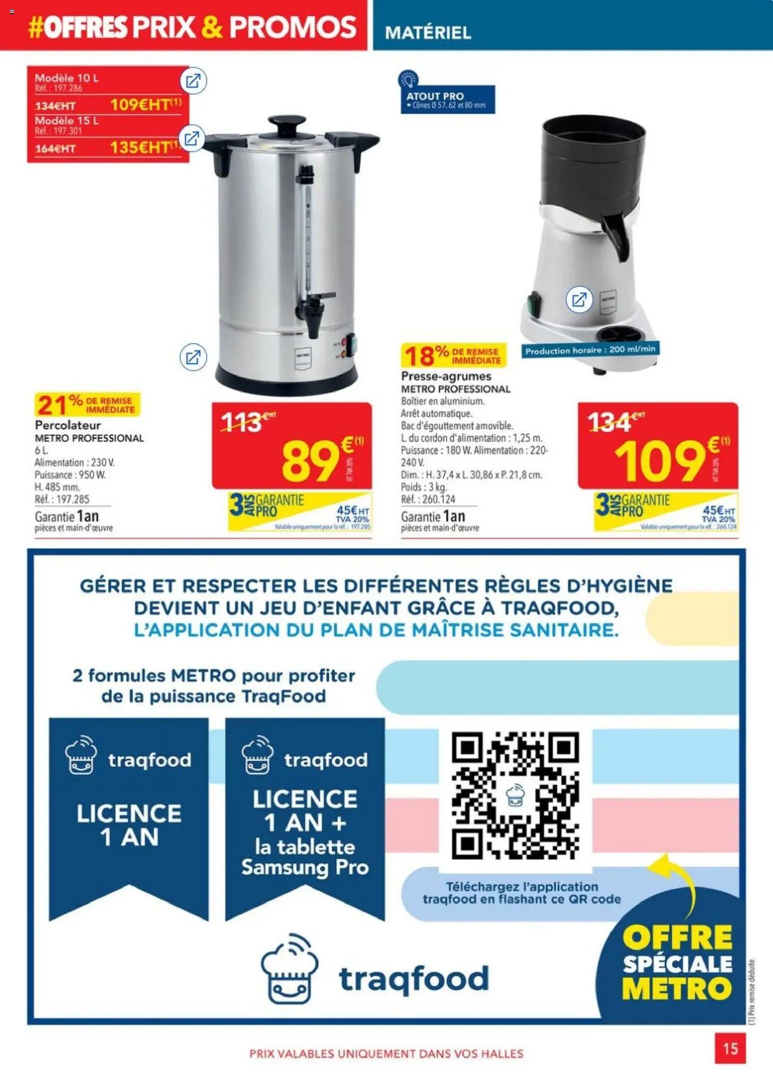 METRO - OFFRES Prix & Promos Equipement (2026-01-05 - 2026-01-28)