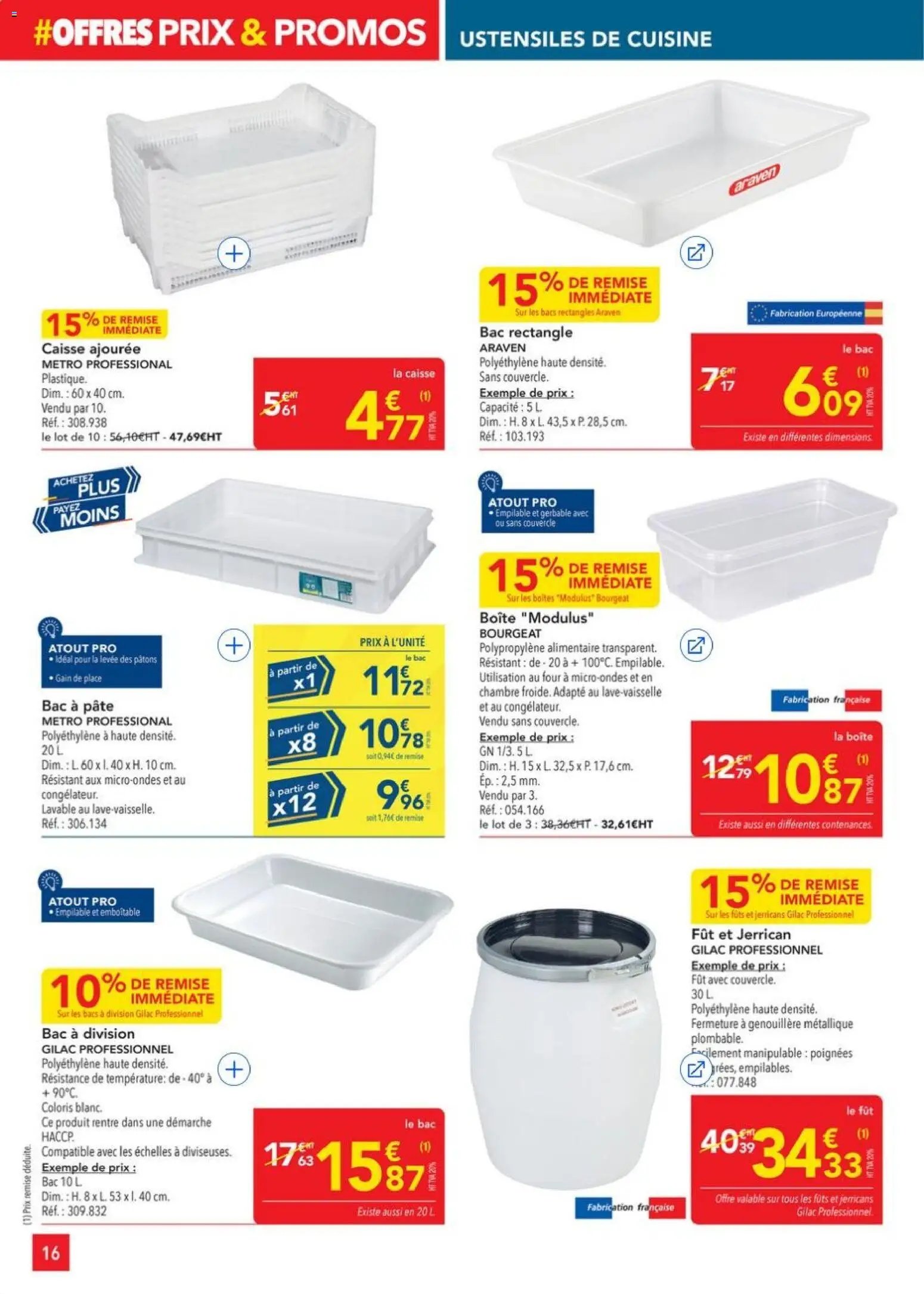 METRO - OFFRES Prix & Promos Equipement (2026-01-05 - 2026-01-28)