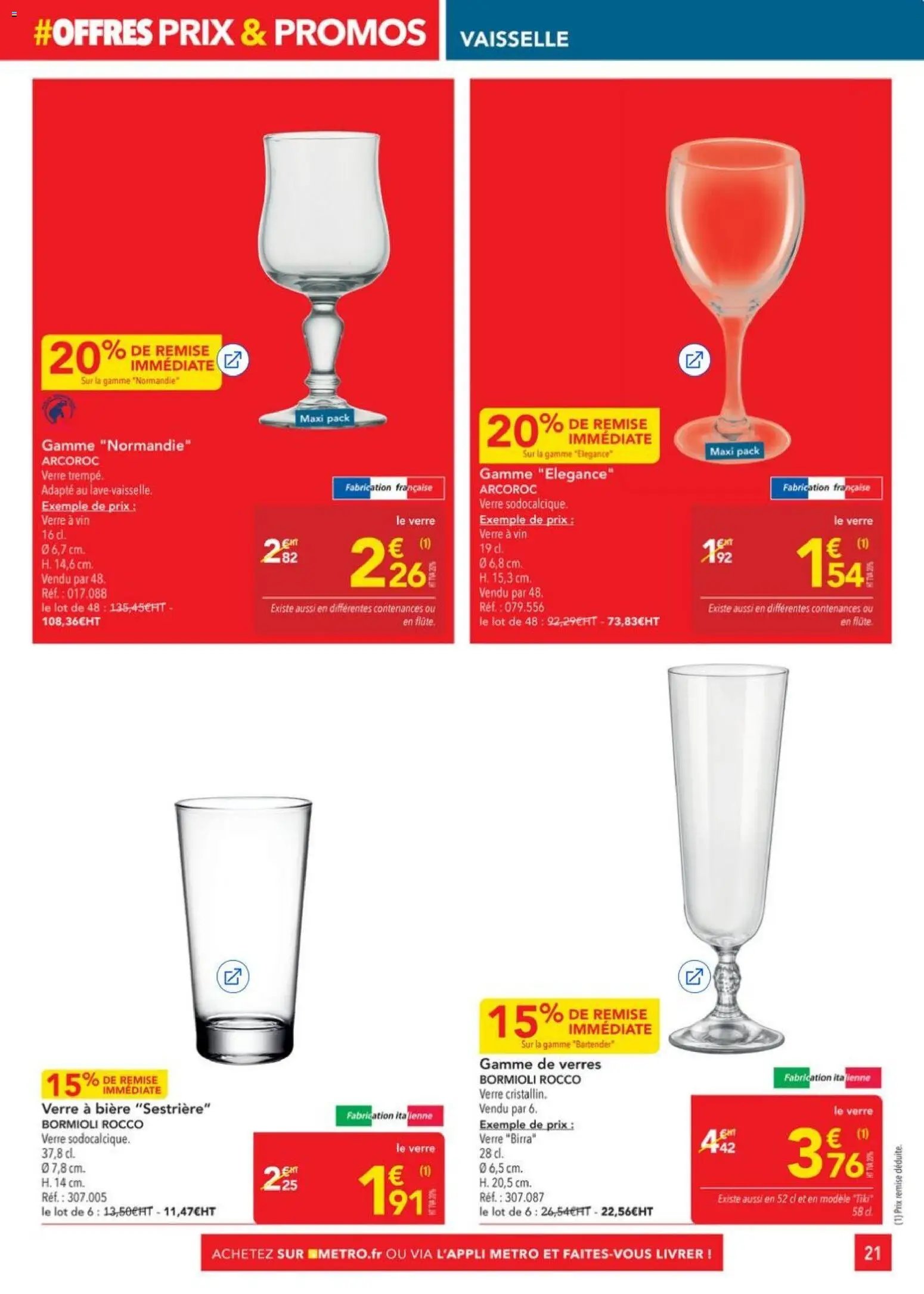 METRO - OFFRES Prix & Promos Equipement (2026-01-05 - 2026-01-28)