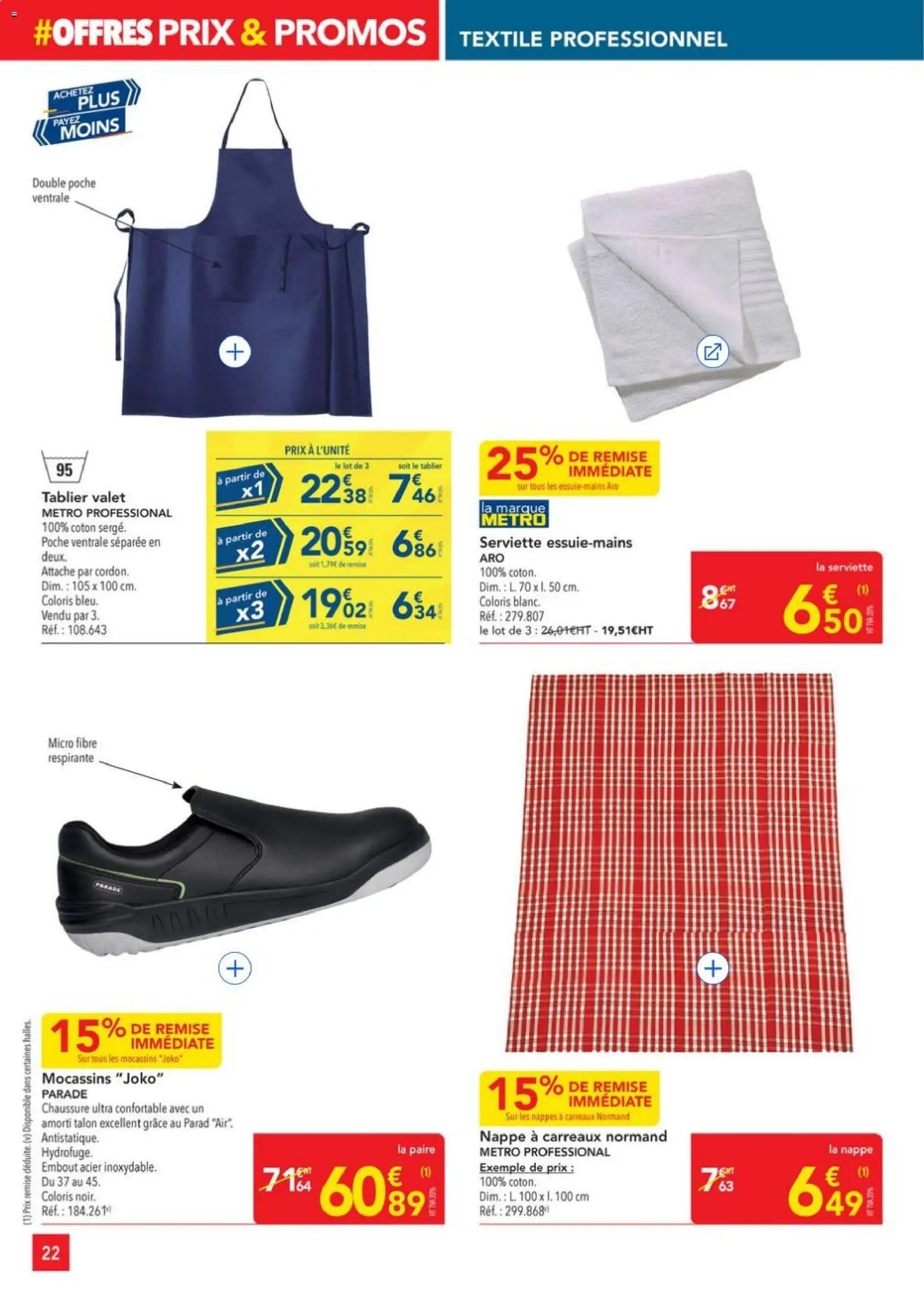 METRO - OFFRES Prix & Promos Equipement (2026-01-05 - 2026-01-28)