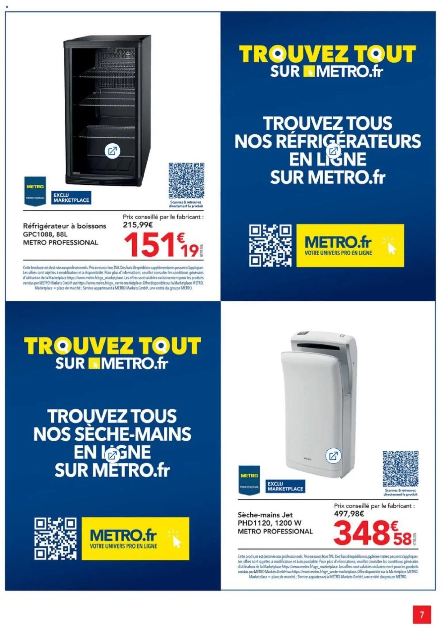 METRO - OFFRES Prix & Promos Equipement (2026-01-05 - 2026-01-28)