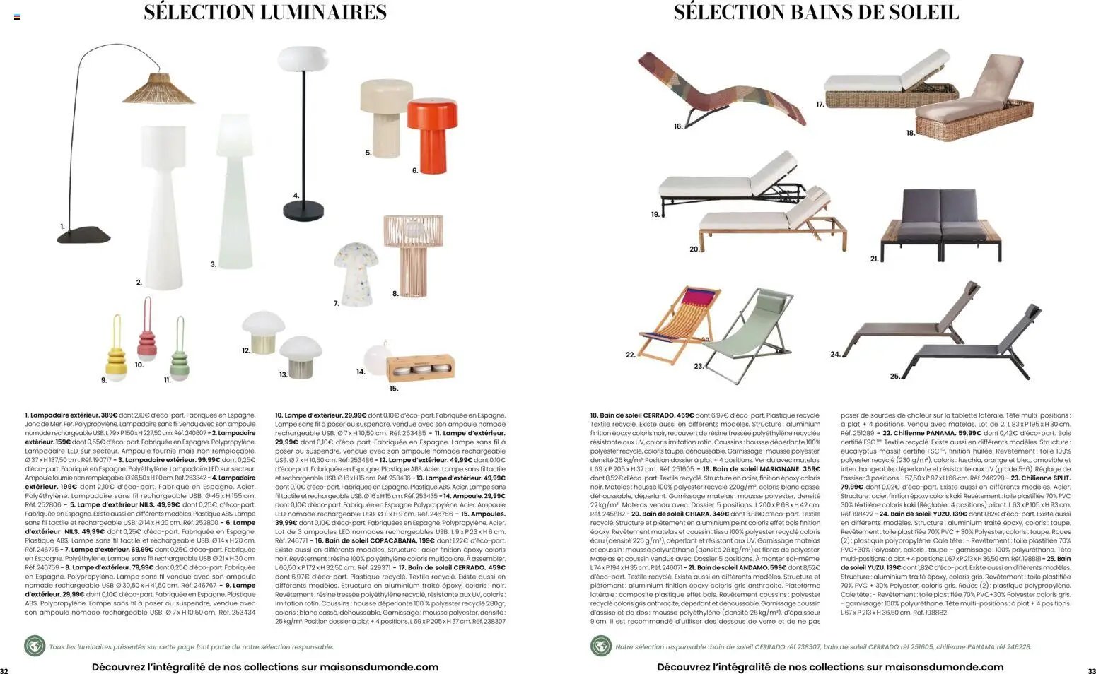 Maisons du Monde catalogue