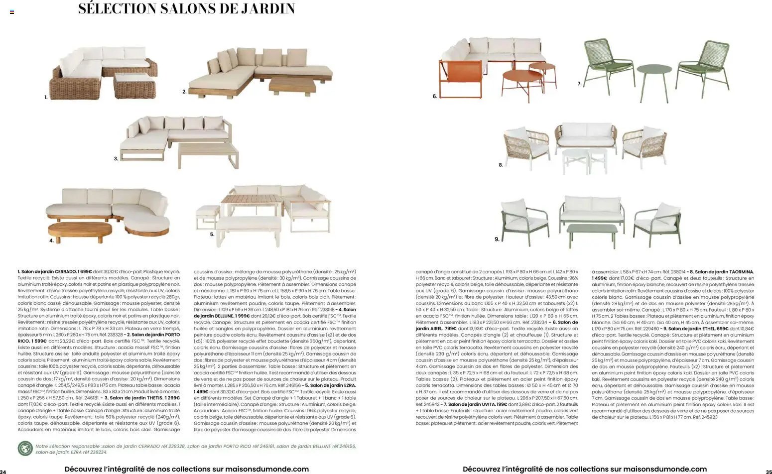 Maisons du Monde catalogue