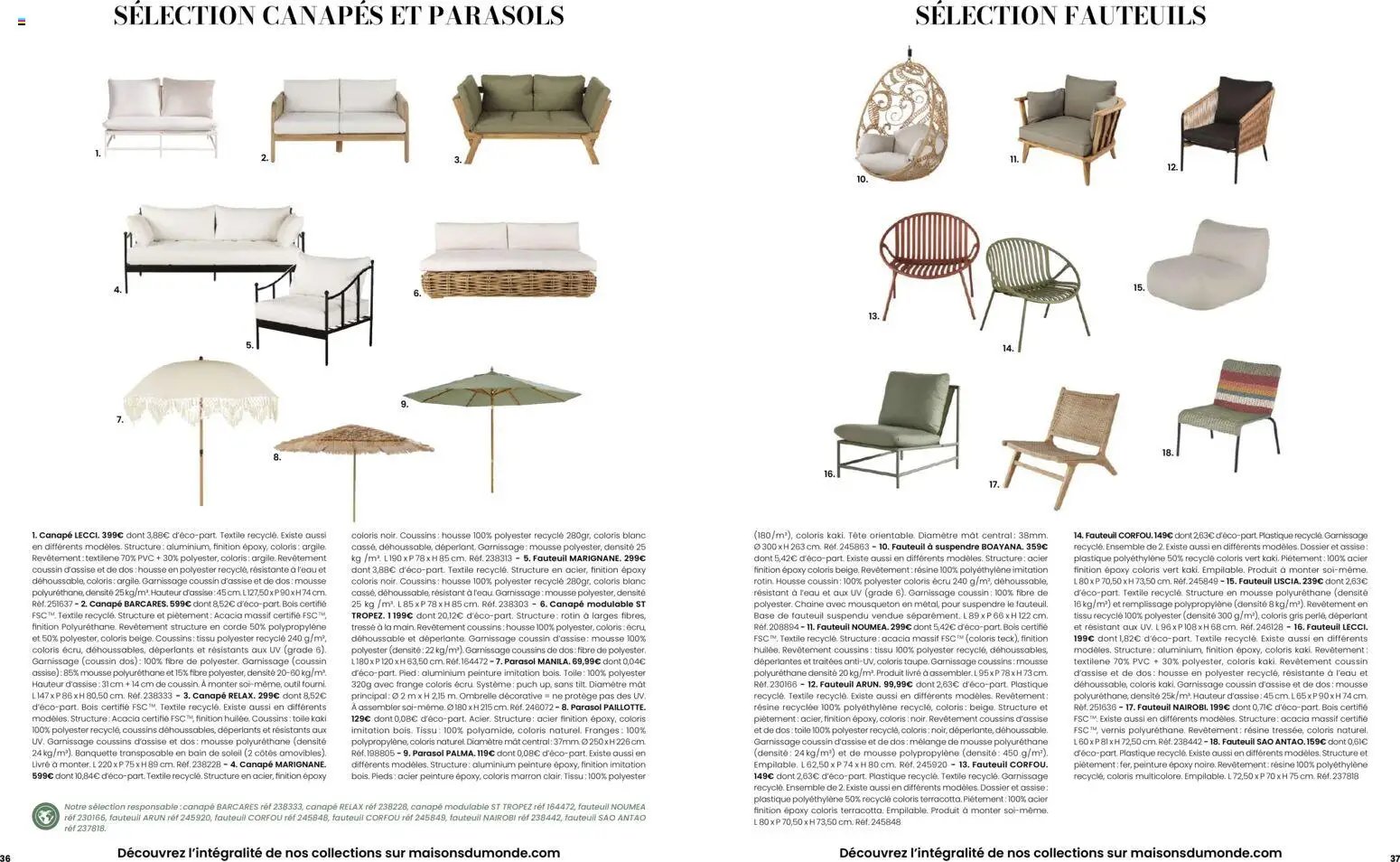 Maisons du Monde catalogue