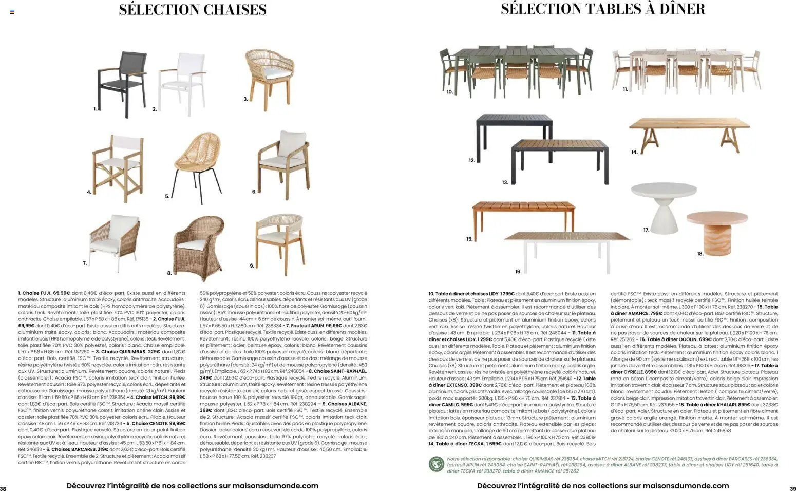 Maisons du Monde catalogue