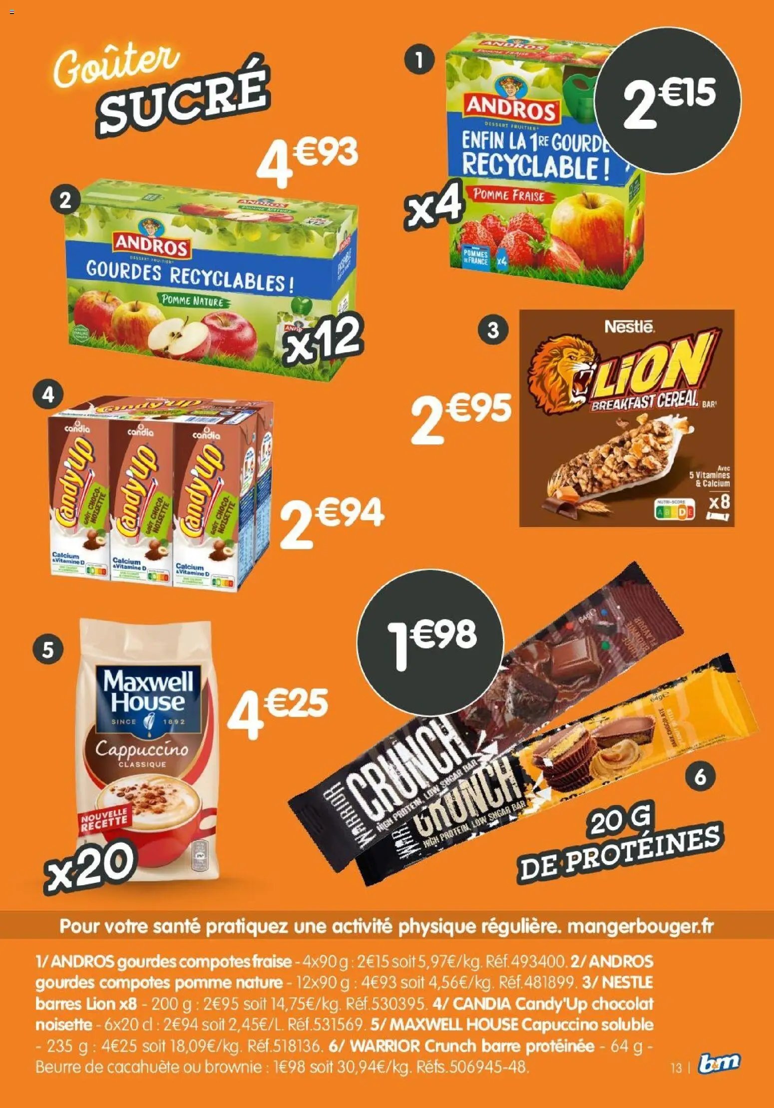 B&M catalogue