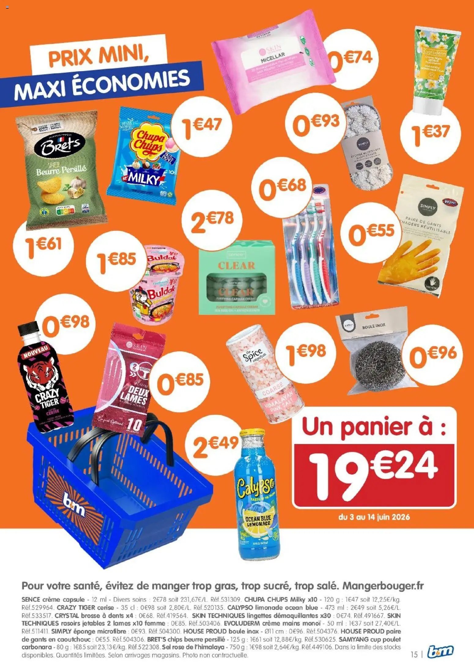 B&M catalogue