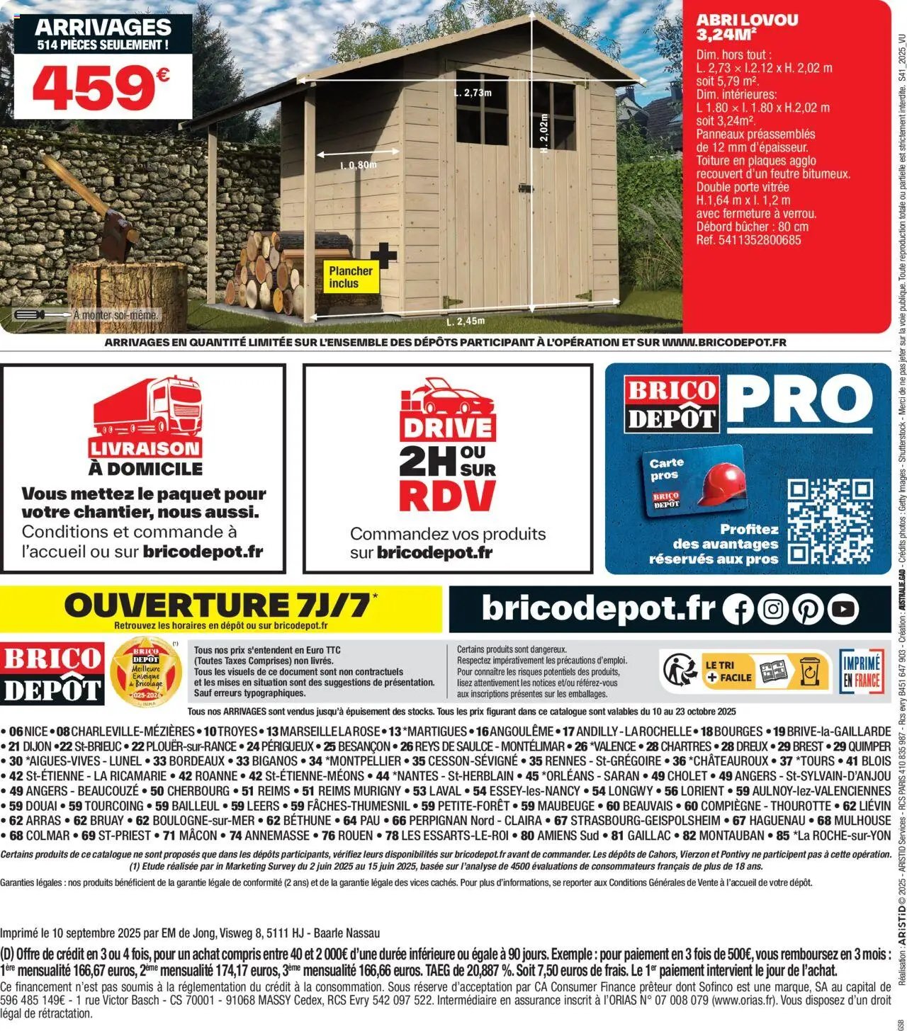 Brico Dépôt catalogue (2025-10-09 - 2025-10-23)
