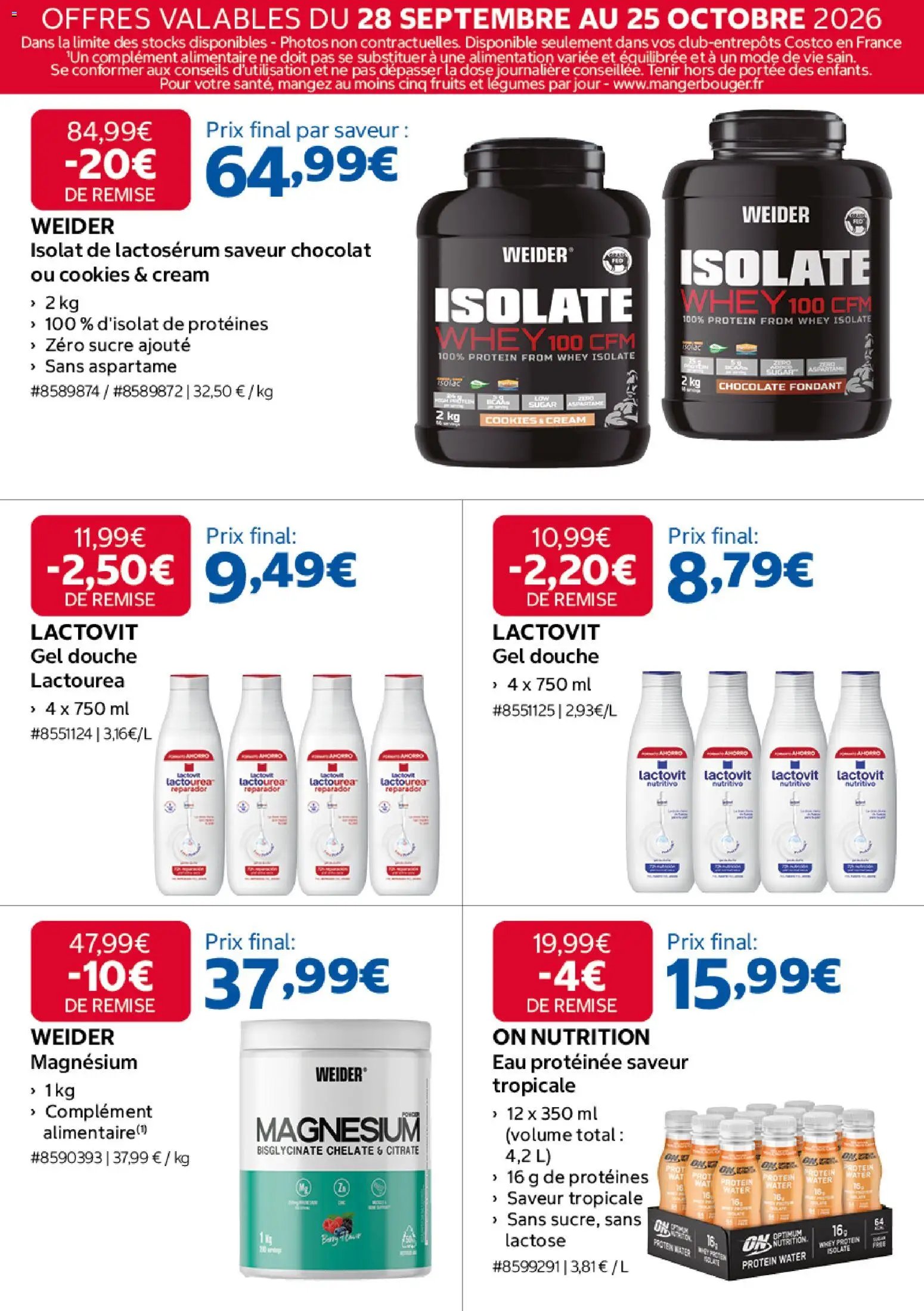 Costco catalogue