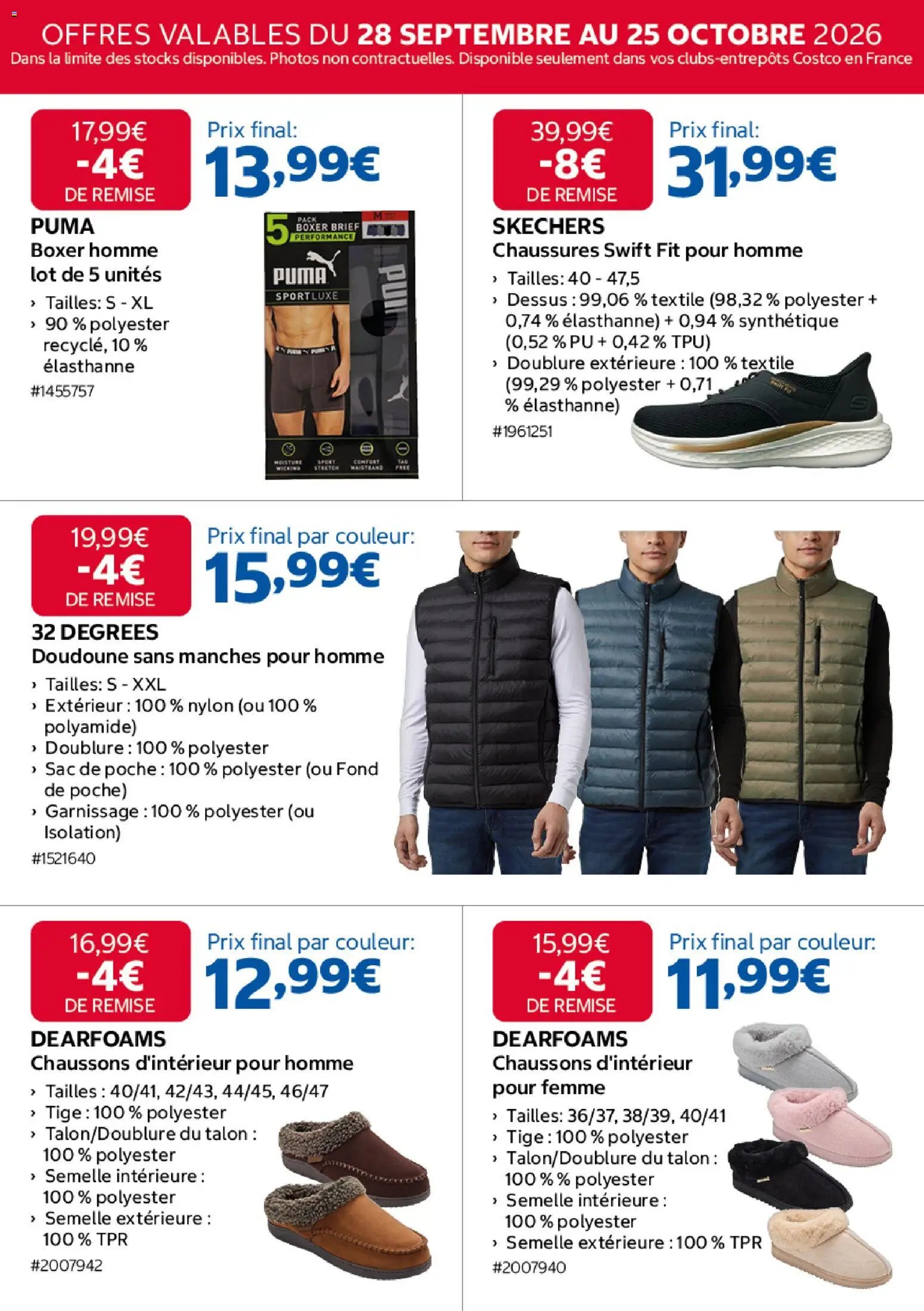 Costco catalogue