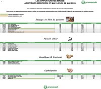 Promocash Opportunités Marée