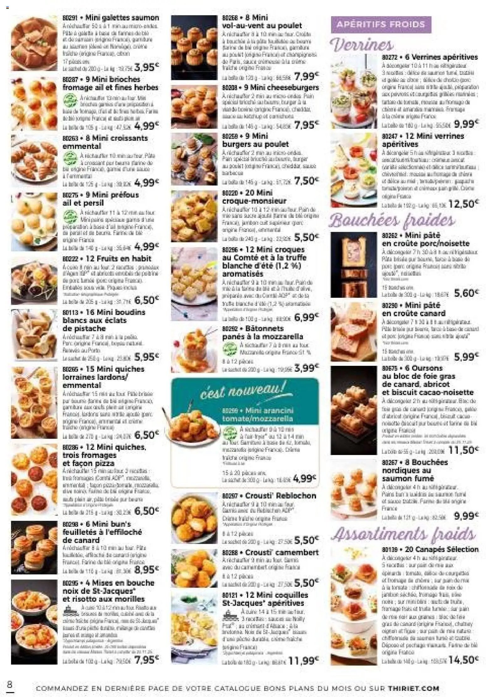 Thiriet Catalogue livraison à domicile