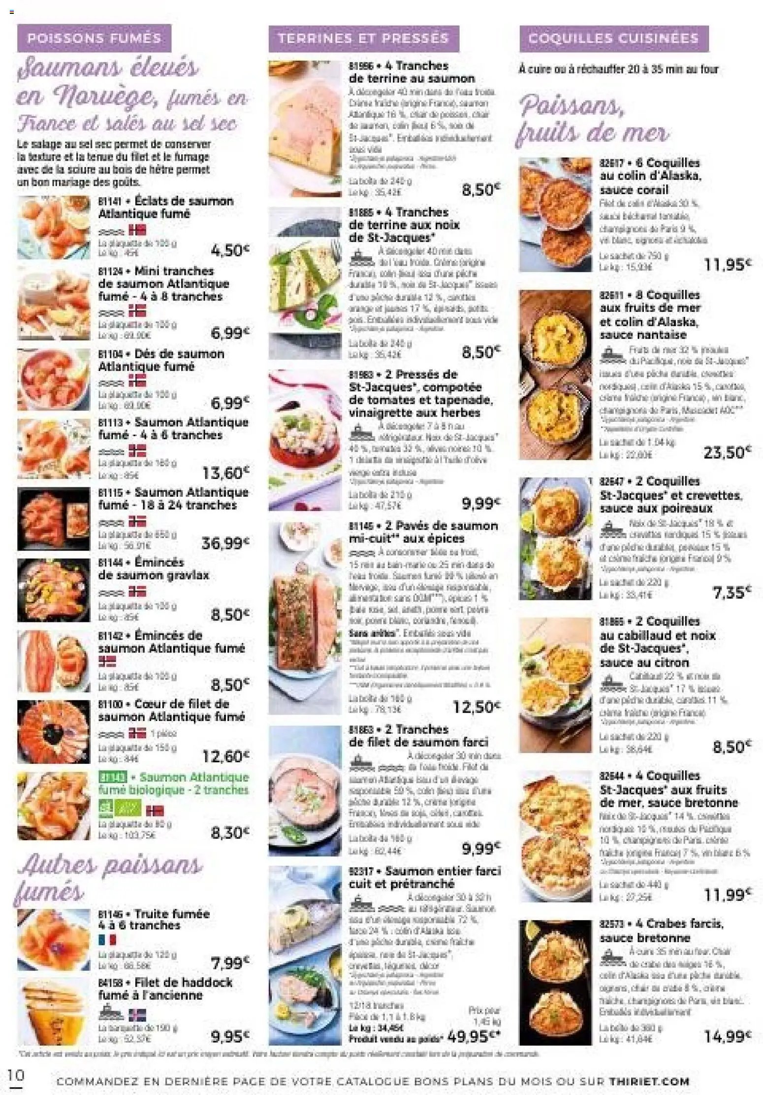 Thiriet Catalogue livraison à domicile