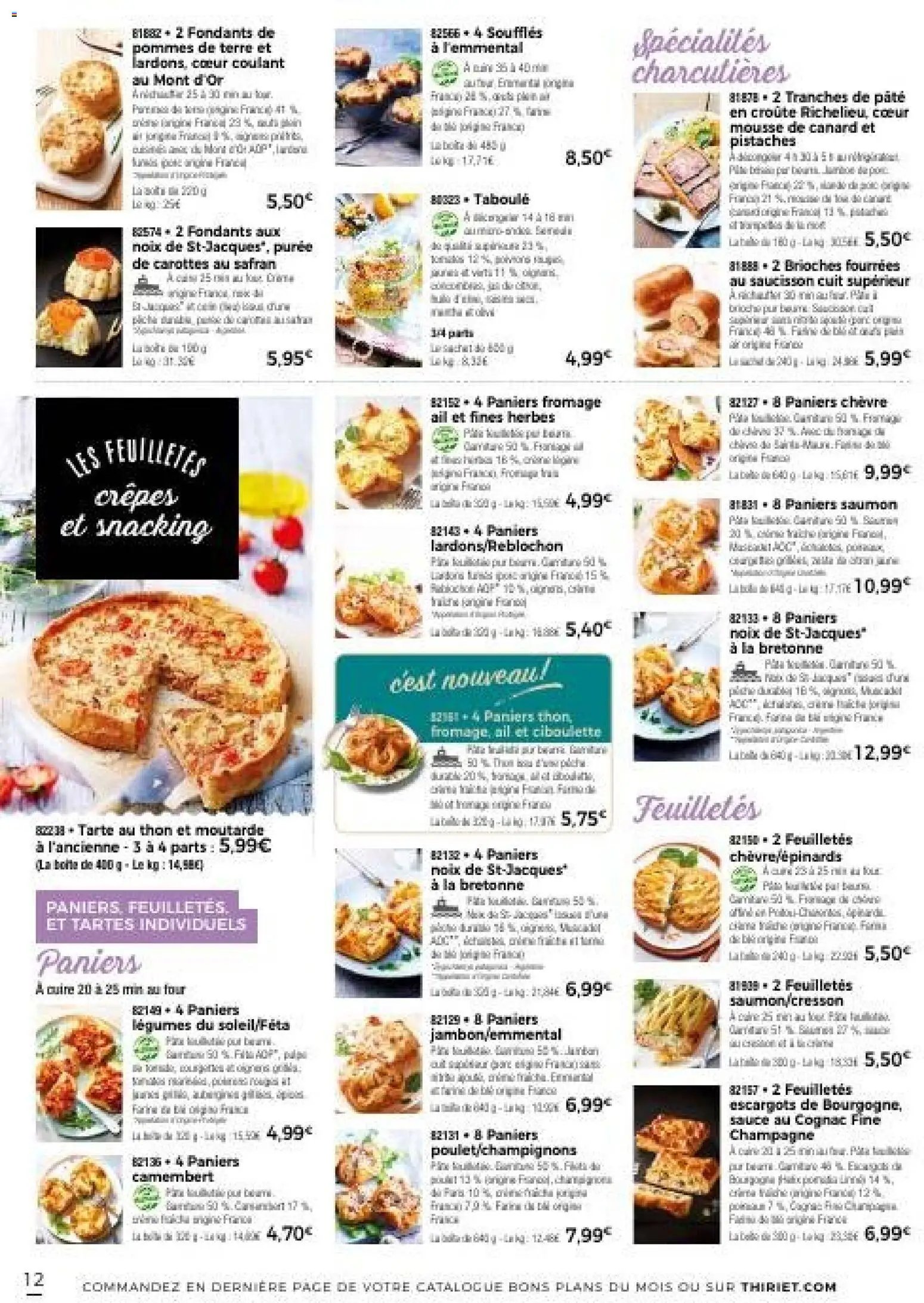 Thiriet Catalogue livraison à domicile