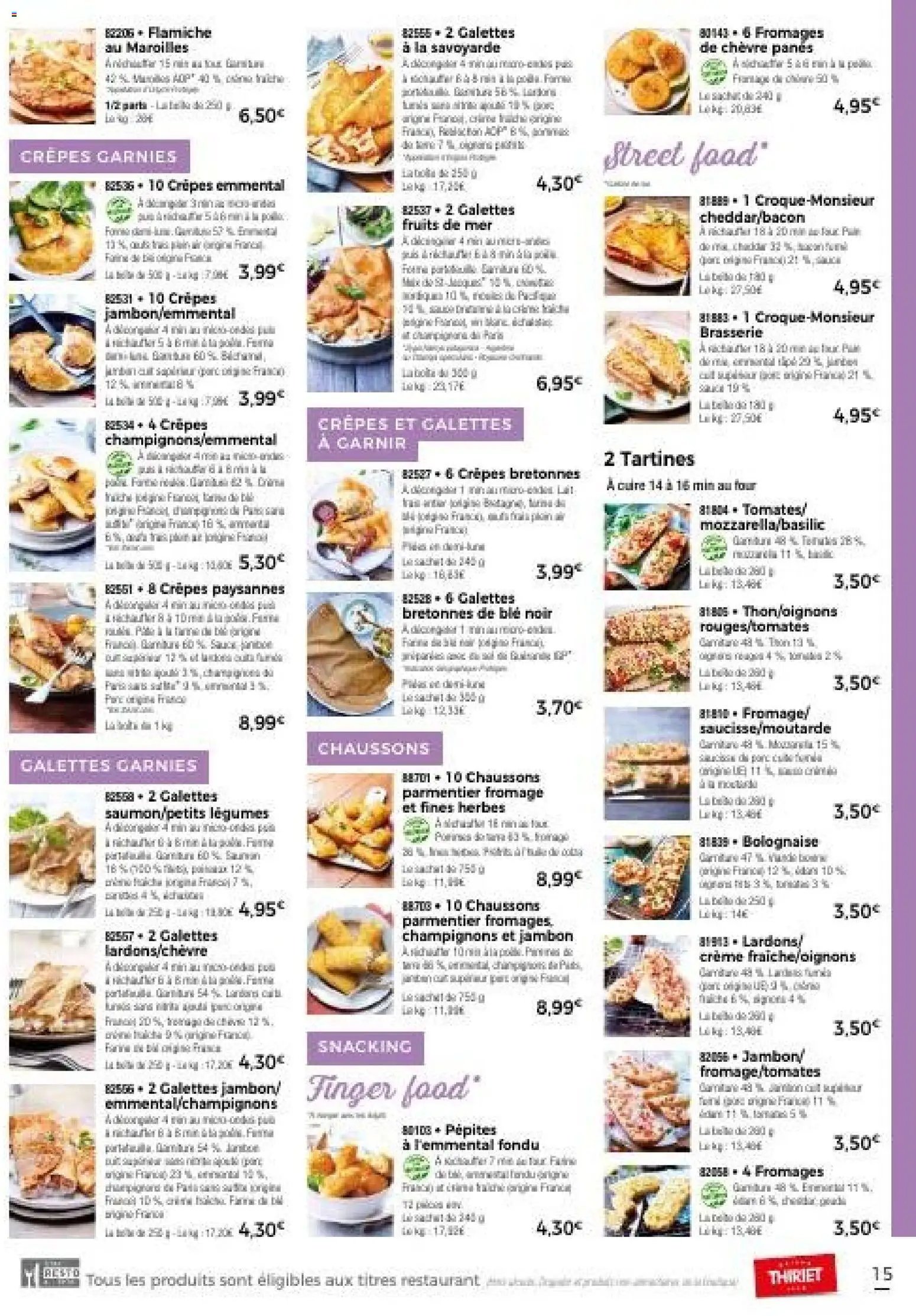 Thiriet Catalogue livraison à domicile