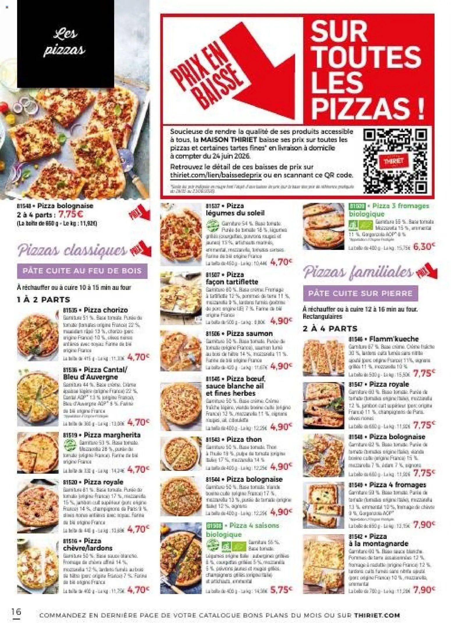 Thiriet Catalogue livraison à domicile