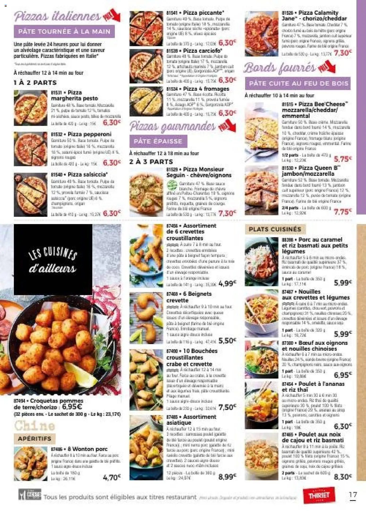 Thiriet Catalogue livraison à domicile