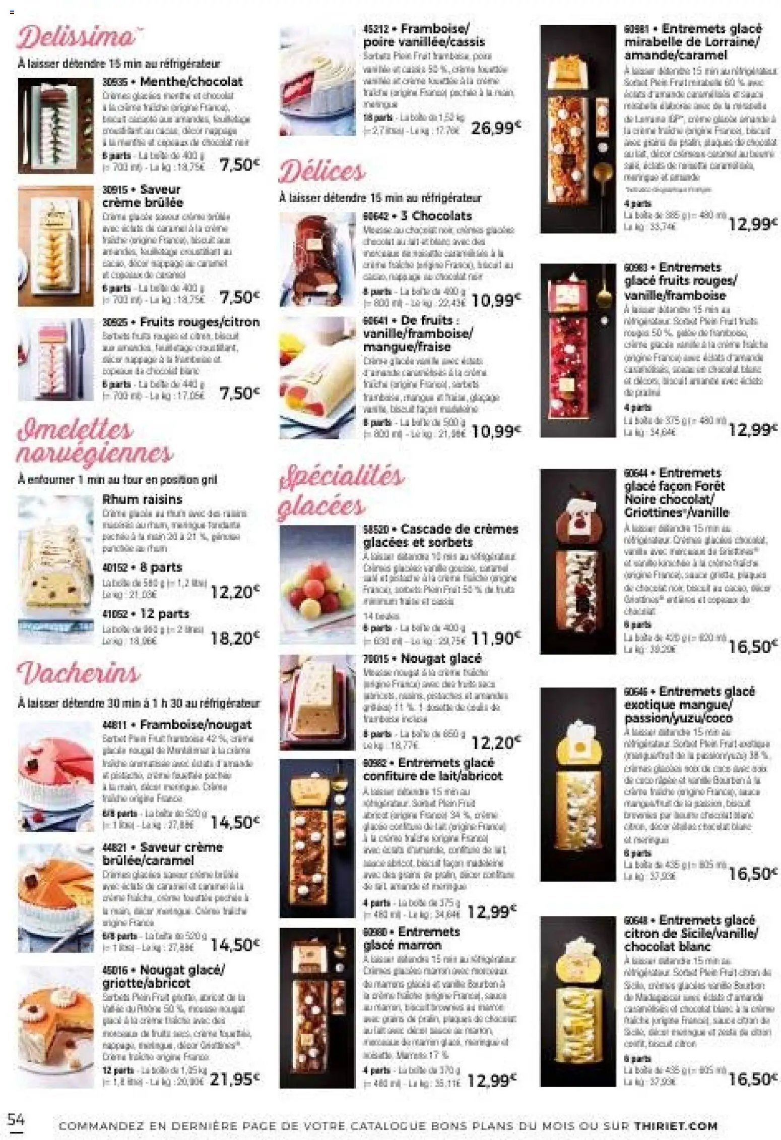 Thiriet Catalogue livraison à domicile