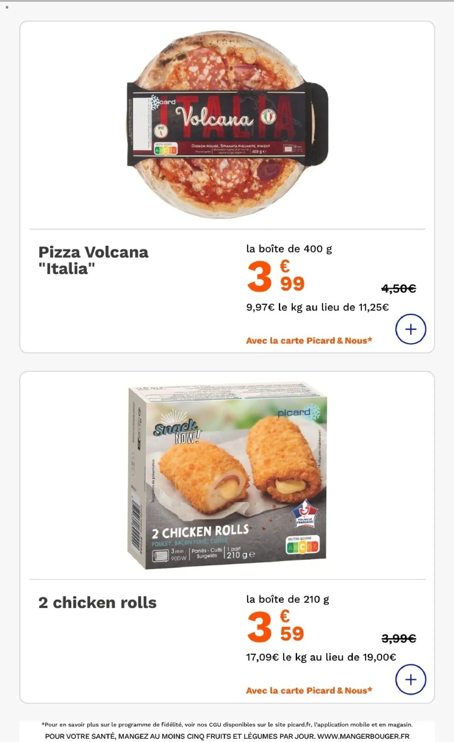 Picard - Prospectus Cheese Addict