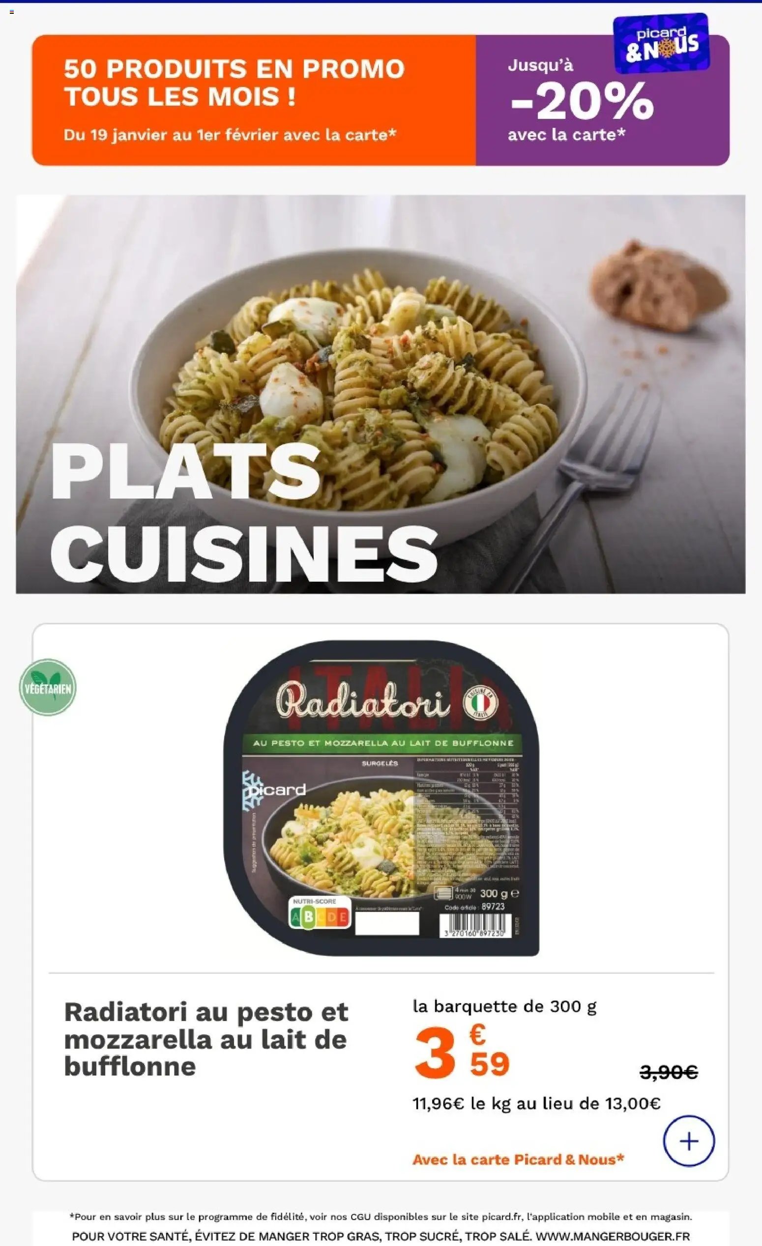 Picard - Prospectus Cheese Addict