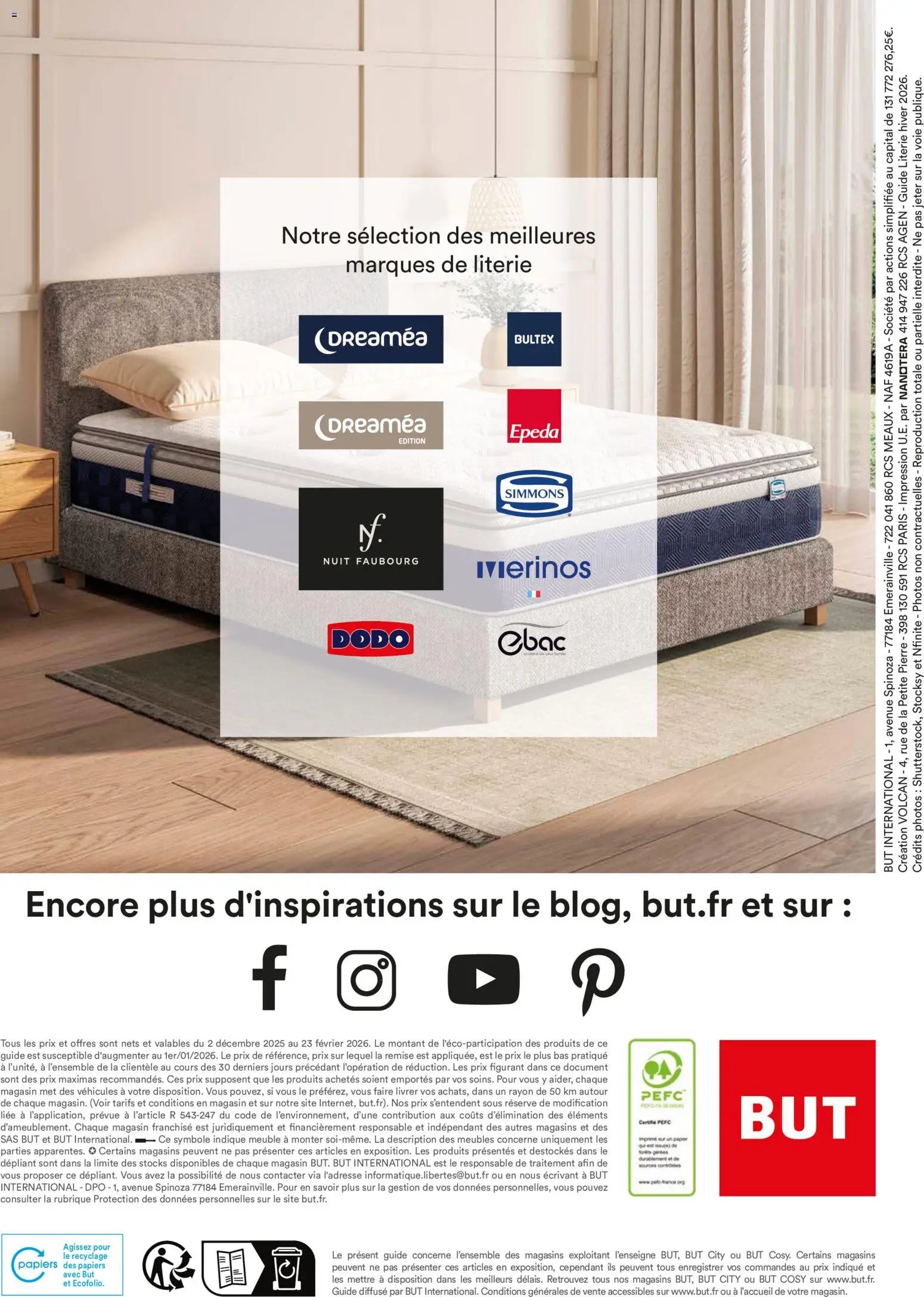 But Guide literie hiver 