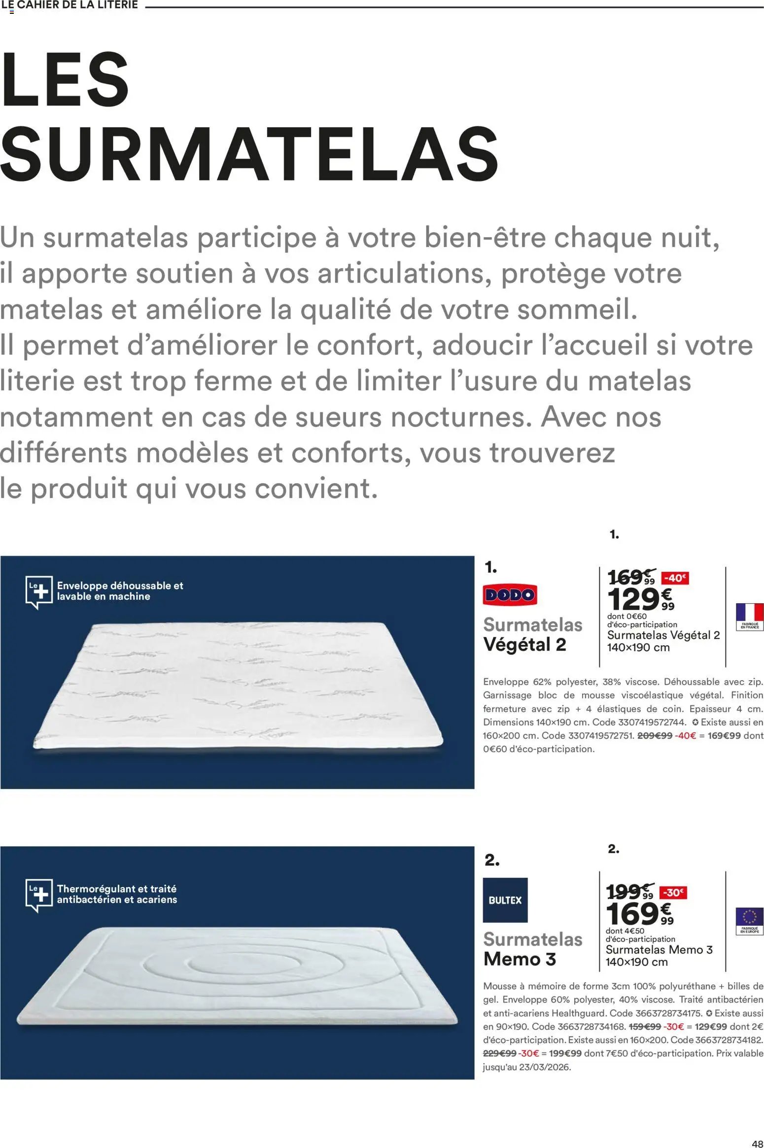 But Guide literie hiver  (2025-12-15 - 2026-02-23)