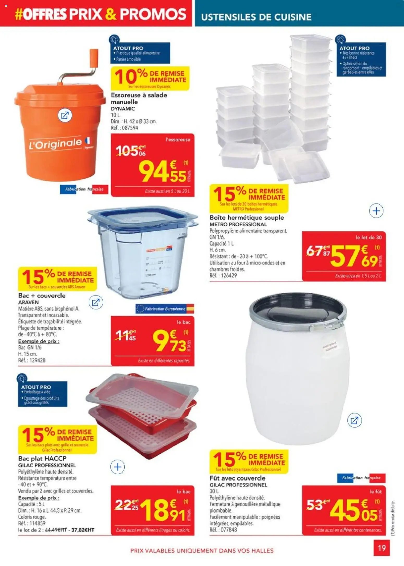 METRO - Offres Prix & Promos Equipement