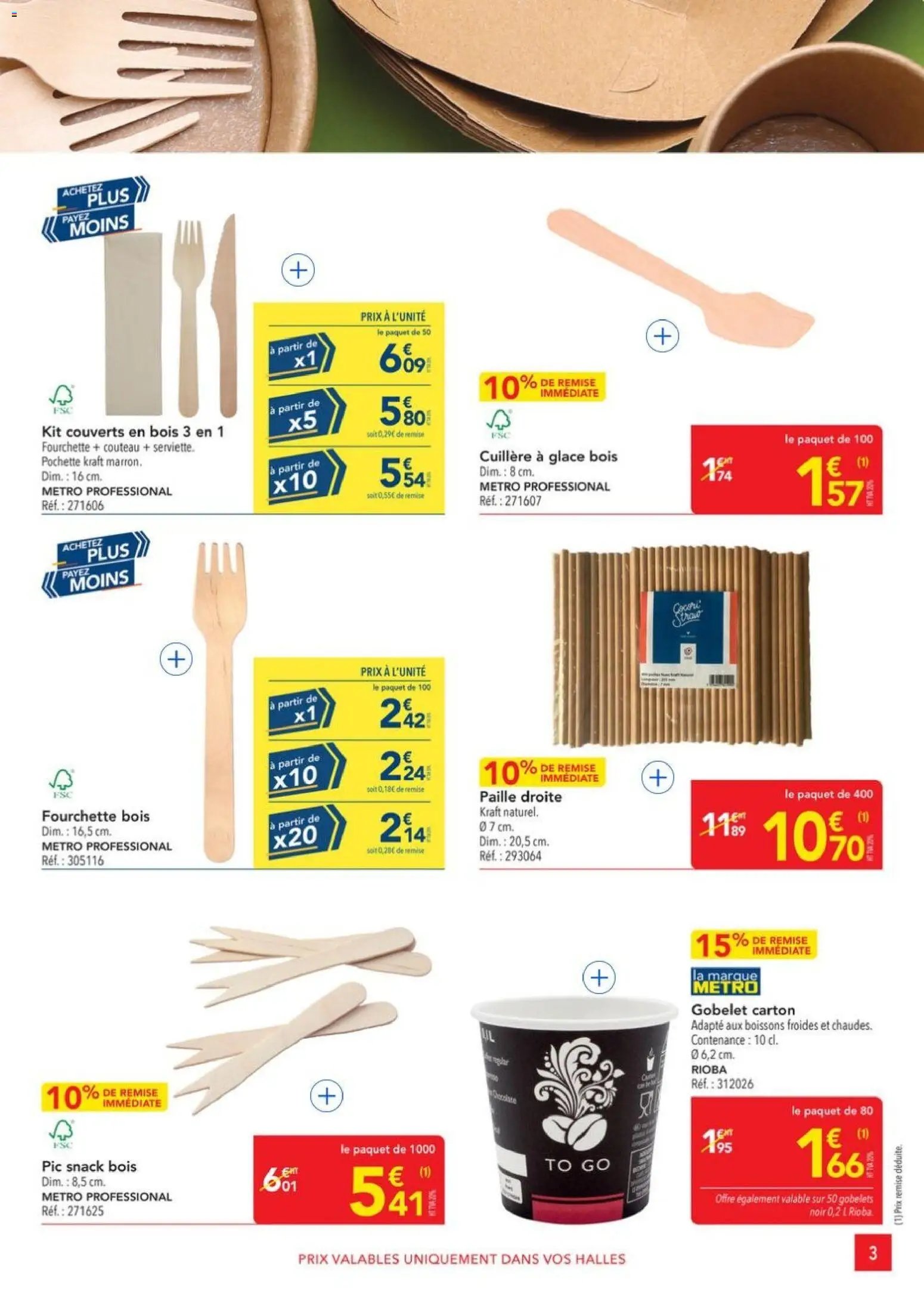 METRO - Offres Prix & Promos Equipement