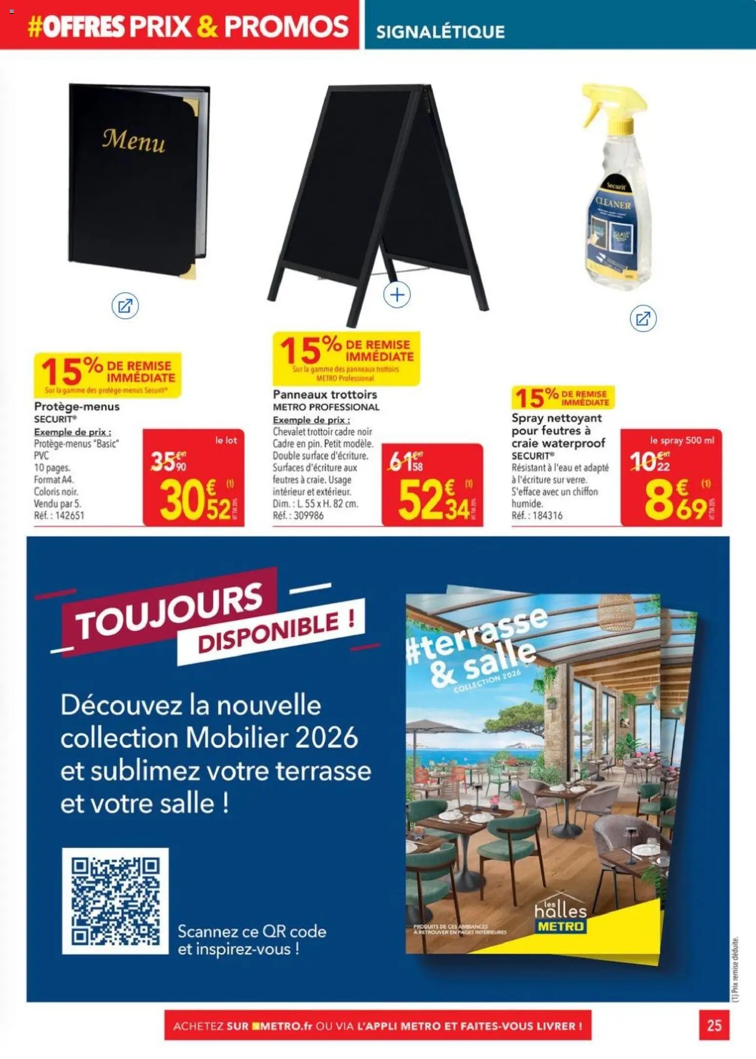 METRO - Offres Prix & Promos Equipement