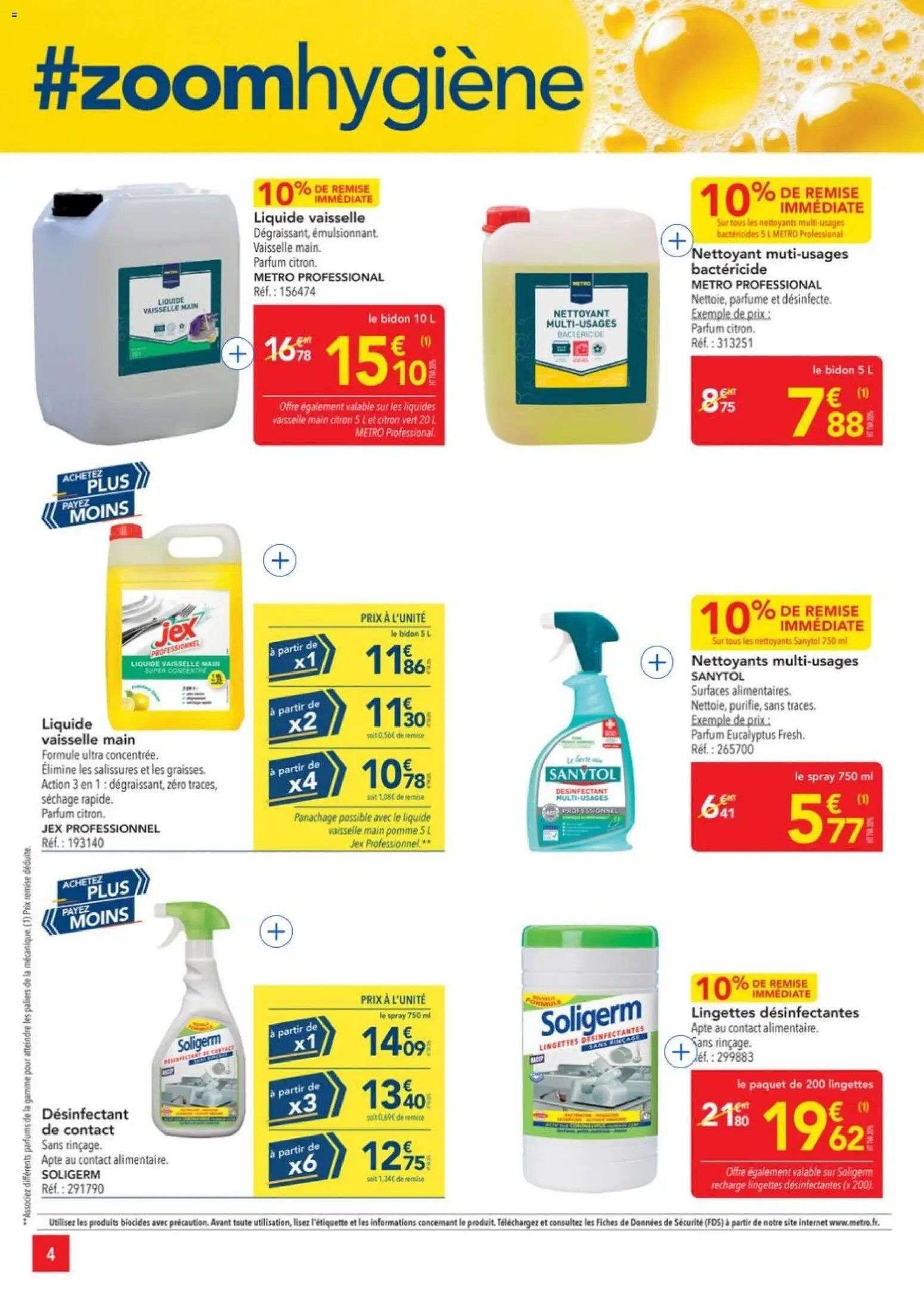 METRO - Offres Prix & Promos Equipement