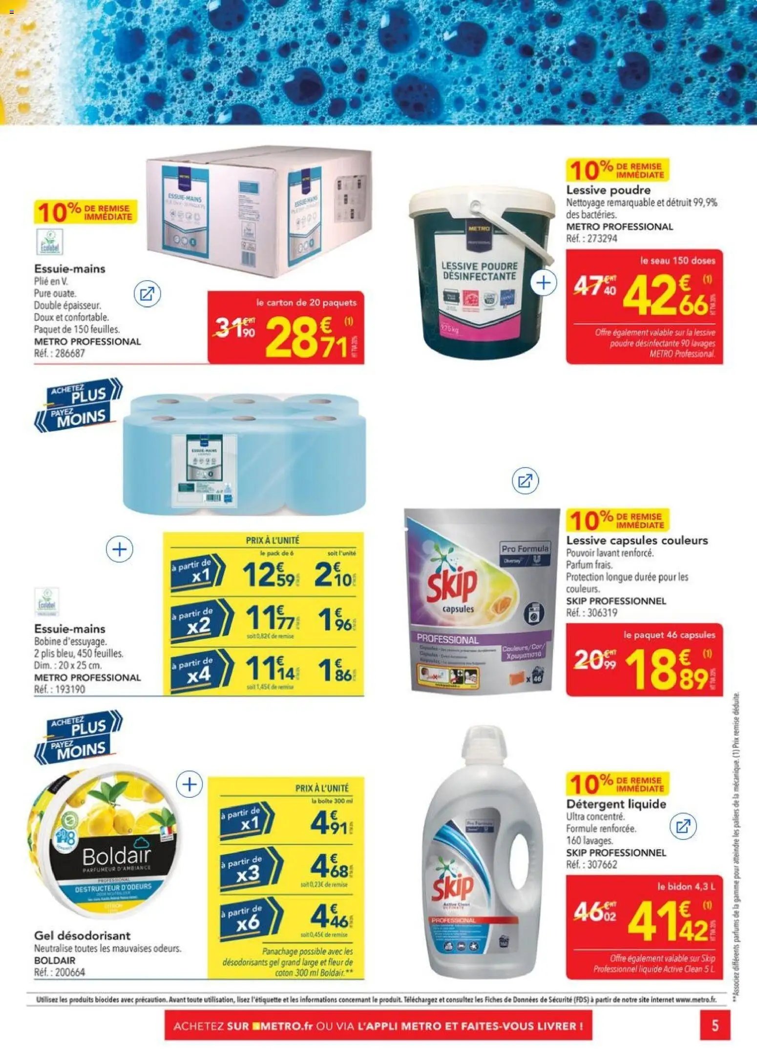 METRO - Offres Prix & Promos Equipement