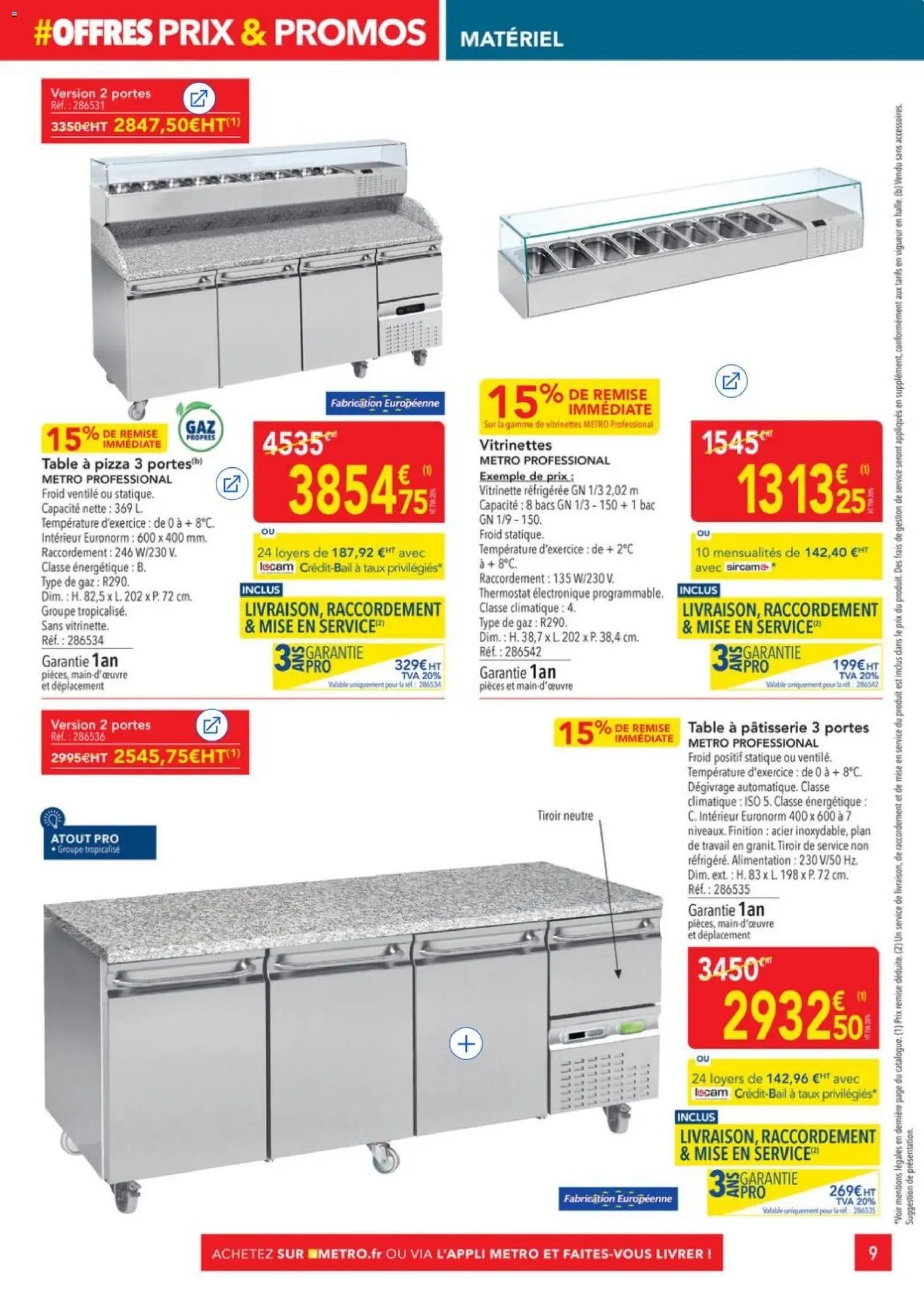 METRO - Offres Prix & Promos Equipement