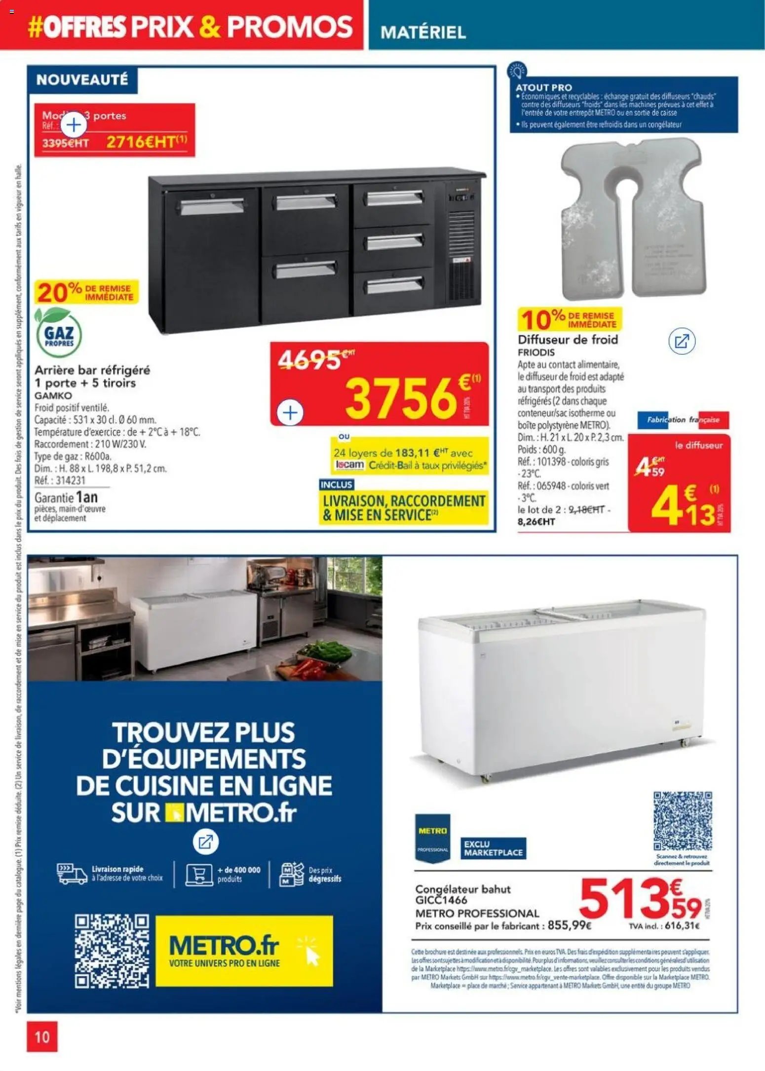 METRO - Offres Prix & Promos Equipement