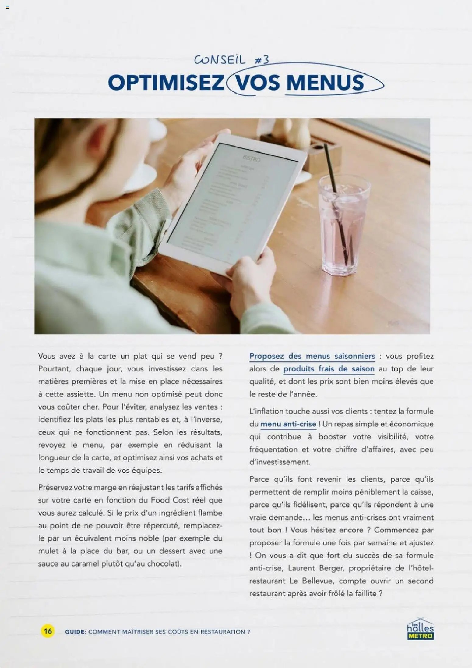 METRO - Comment maîtriser ses coûts en restauration (2026-01-01 - 2026-12-31)