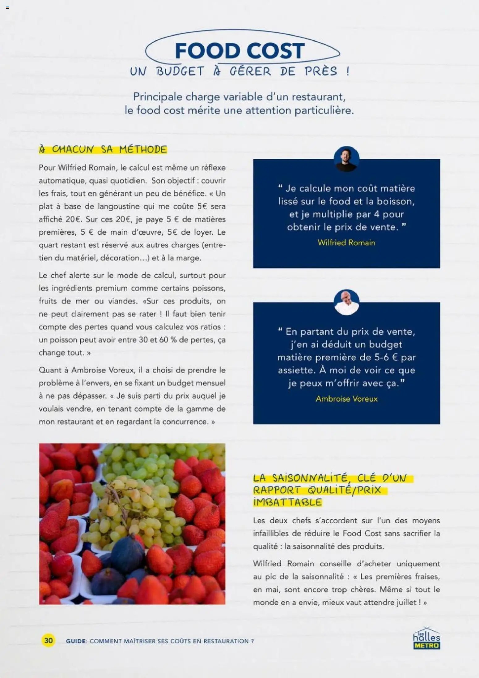 METRO - Comment maîtriser ses coûts en restauration (2026-01-01 - 2026-12-31)