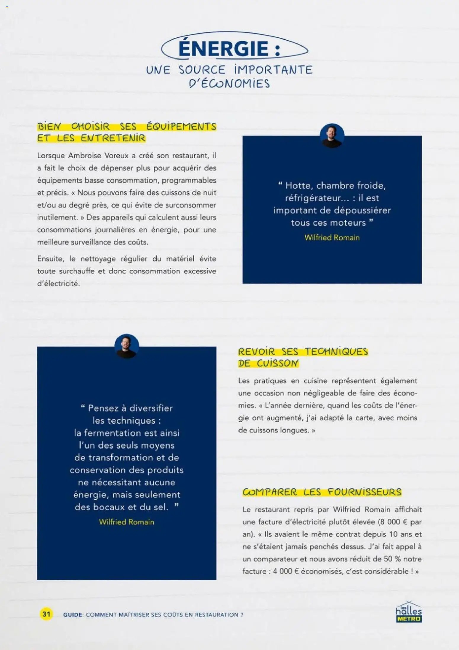 METRO - Comment maîtriser ses coûts en restauration (2026-01-01 - 2026-12-31)