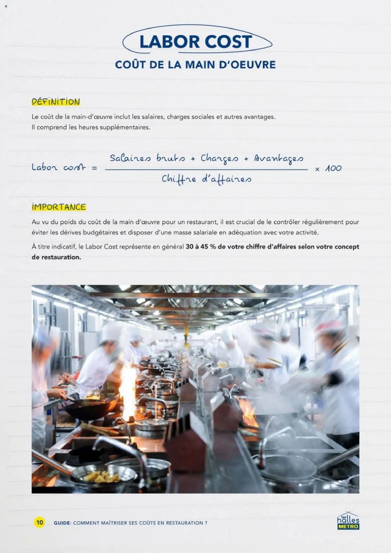 METRO - Comment maîtriser ses coûts en restauration (2026-01-01 - 2026-12-31)