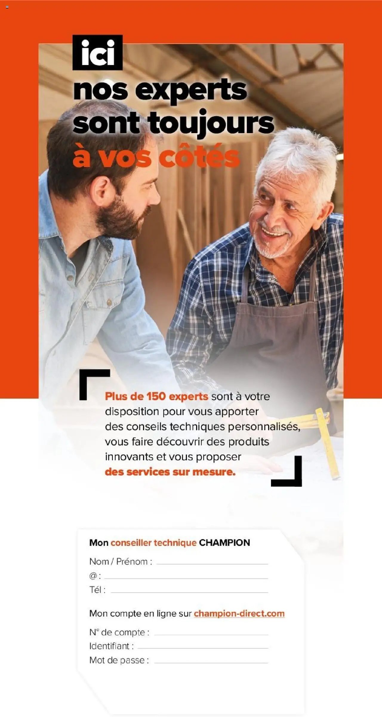 Champion Direct Catalogue Selection Bois (2025-01-10 - 2025-12-31)