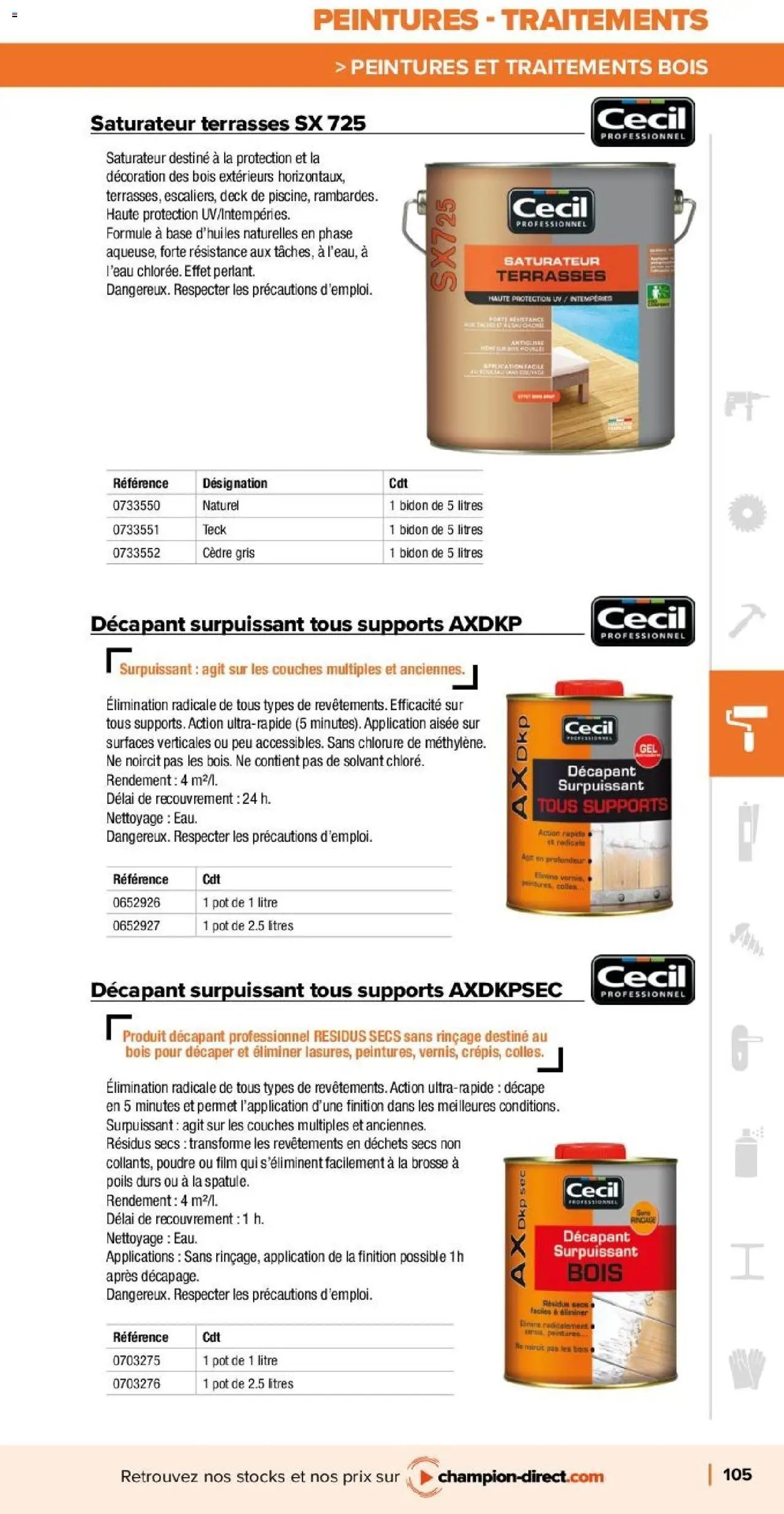 Champion Direct Catalogue Selection Bois (2025-01-10 - 2025-12-31)