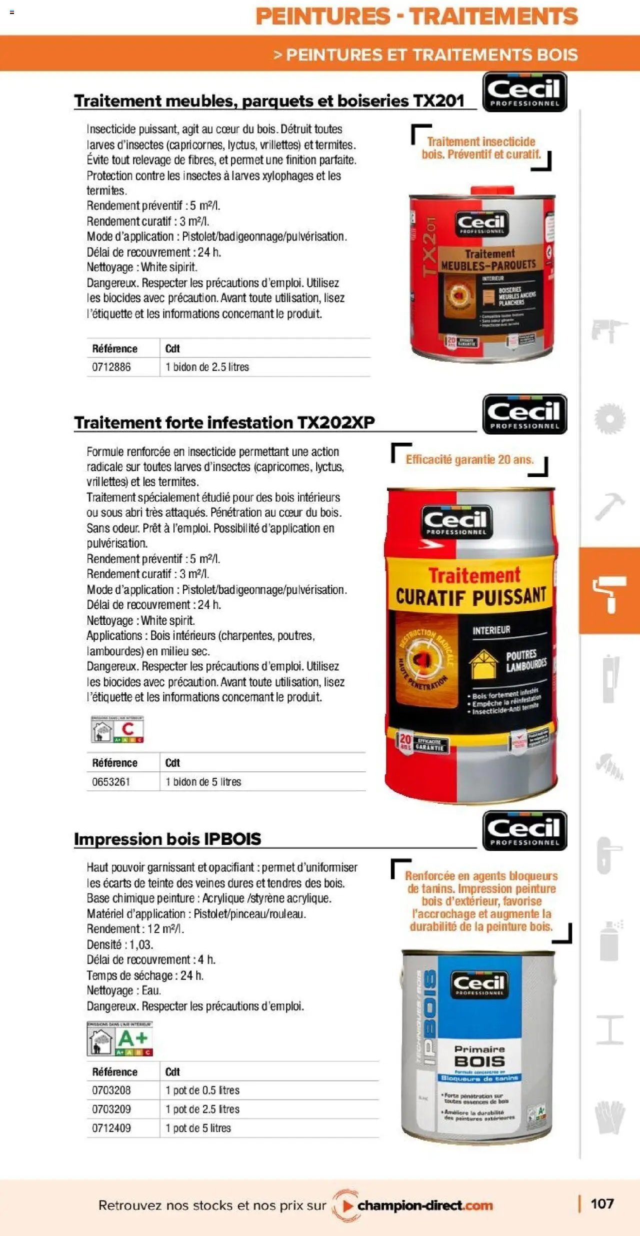 Champion Direct Catalogue Selection Bois (2025-01-10 - 2025-12-31)