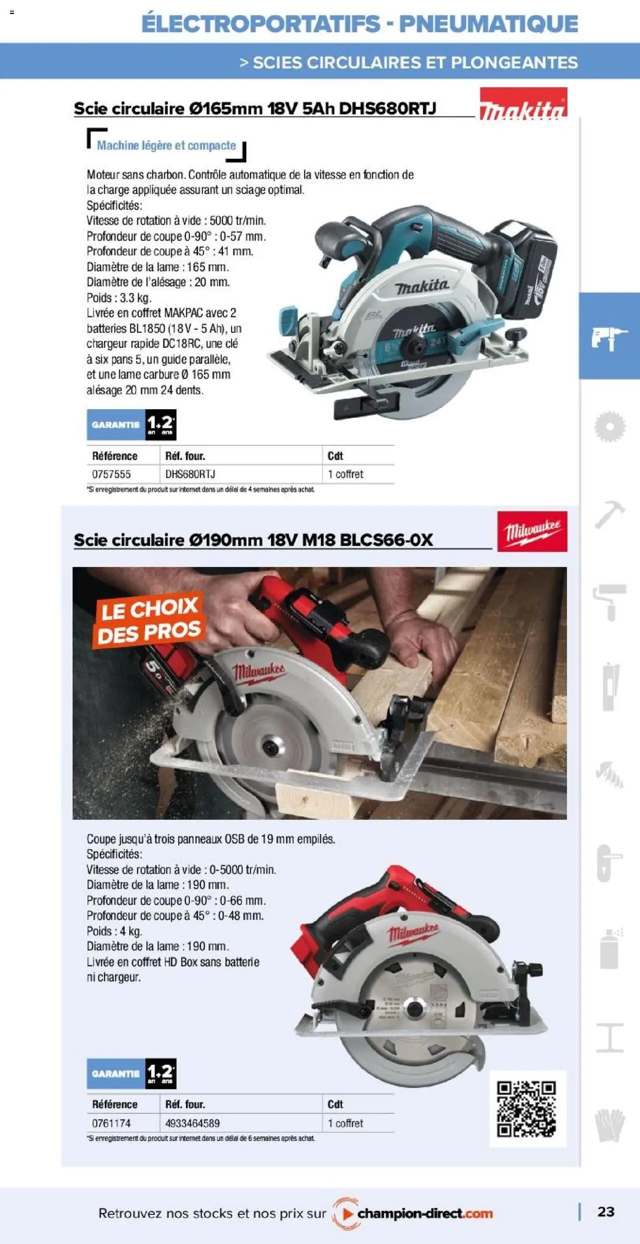 Champion Direct Catalogue Selection Bois (2025-01-10 - 2025-12-31)