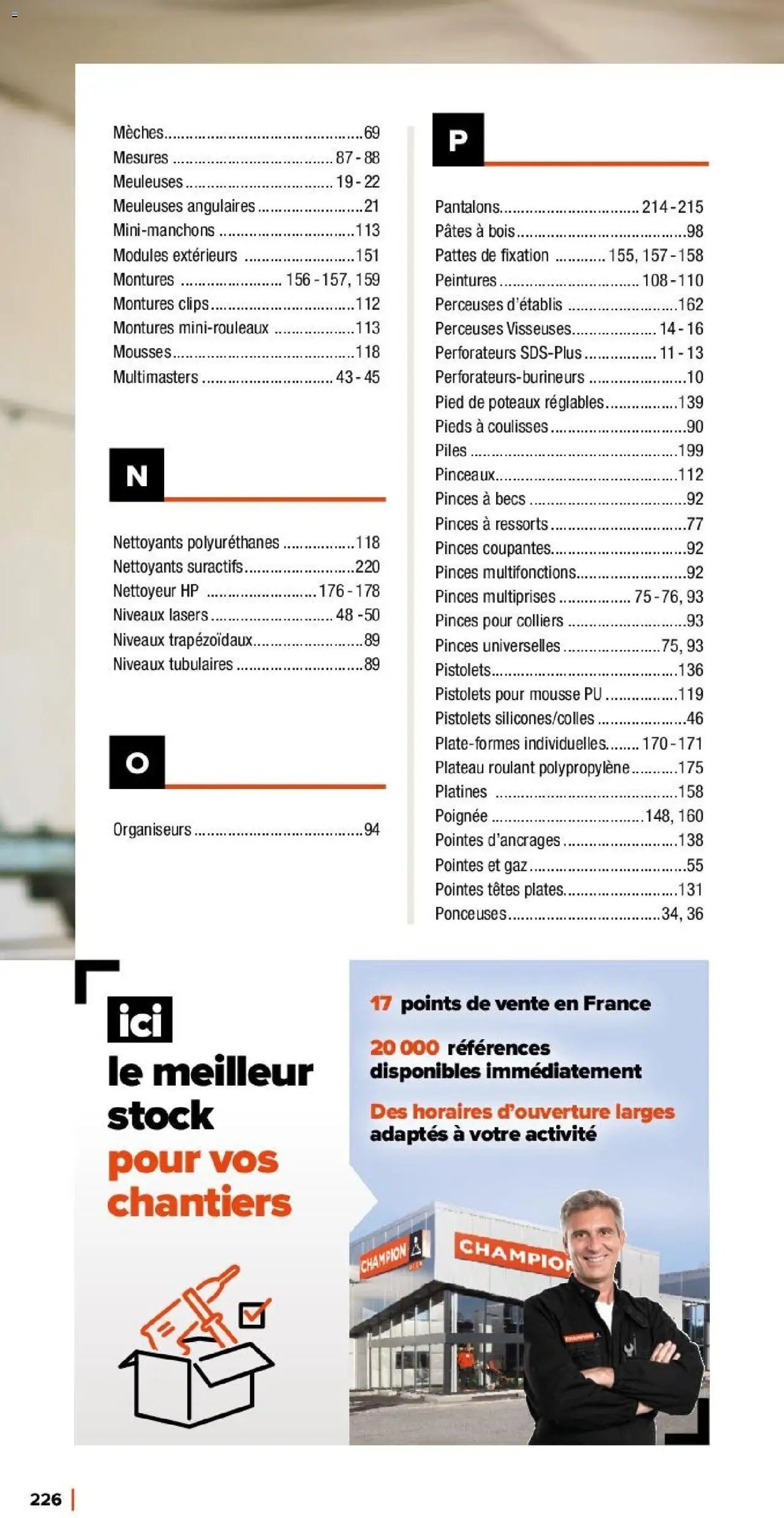 Champion Direct Catalogue Selection Bois (2025-01-10 - 2025-12-31)