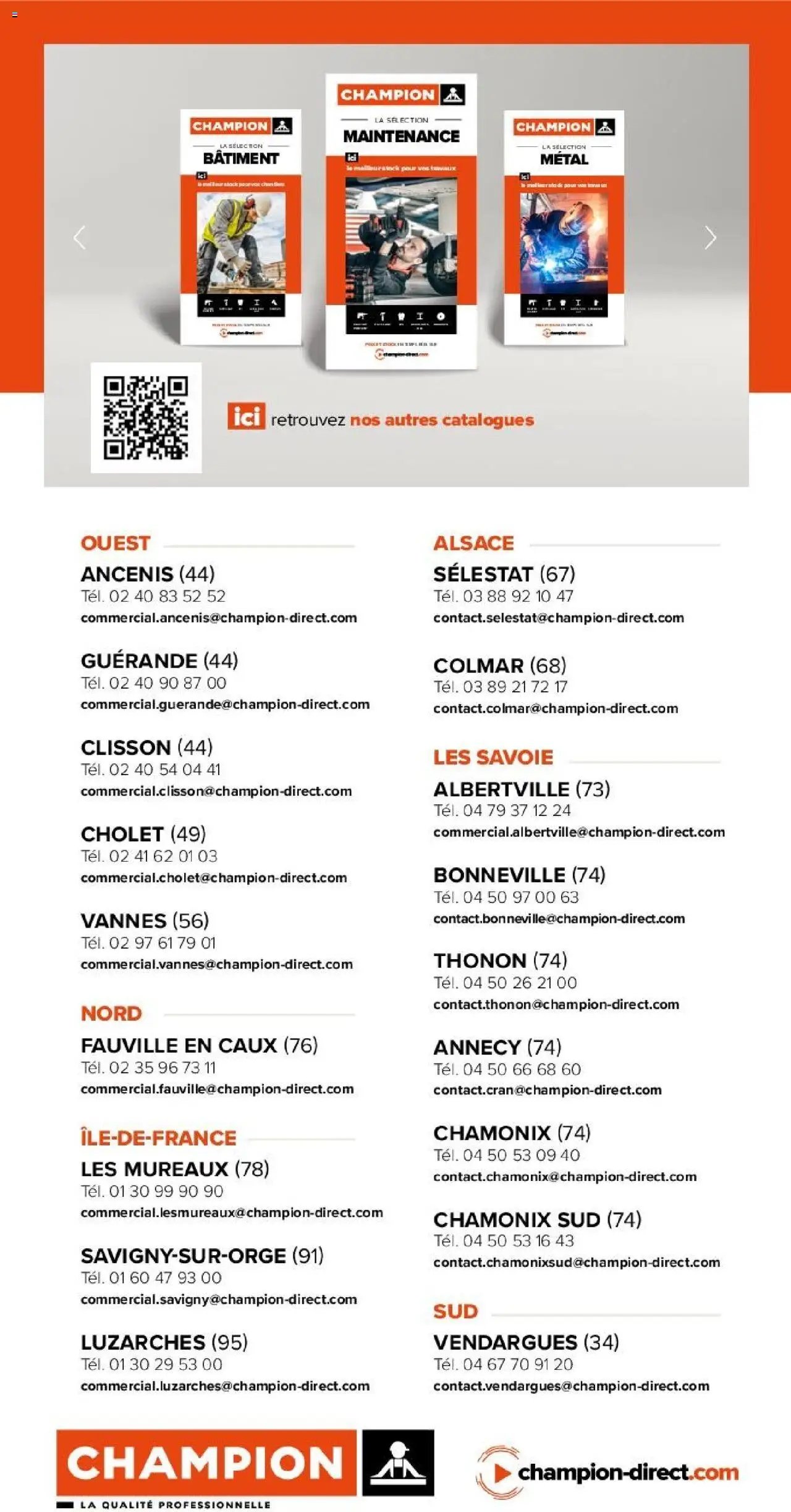 Champion Direct Catalogue Selection Bois (2025-01-10 - 2025-12-31)